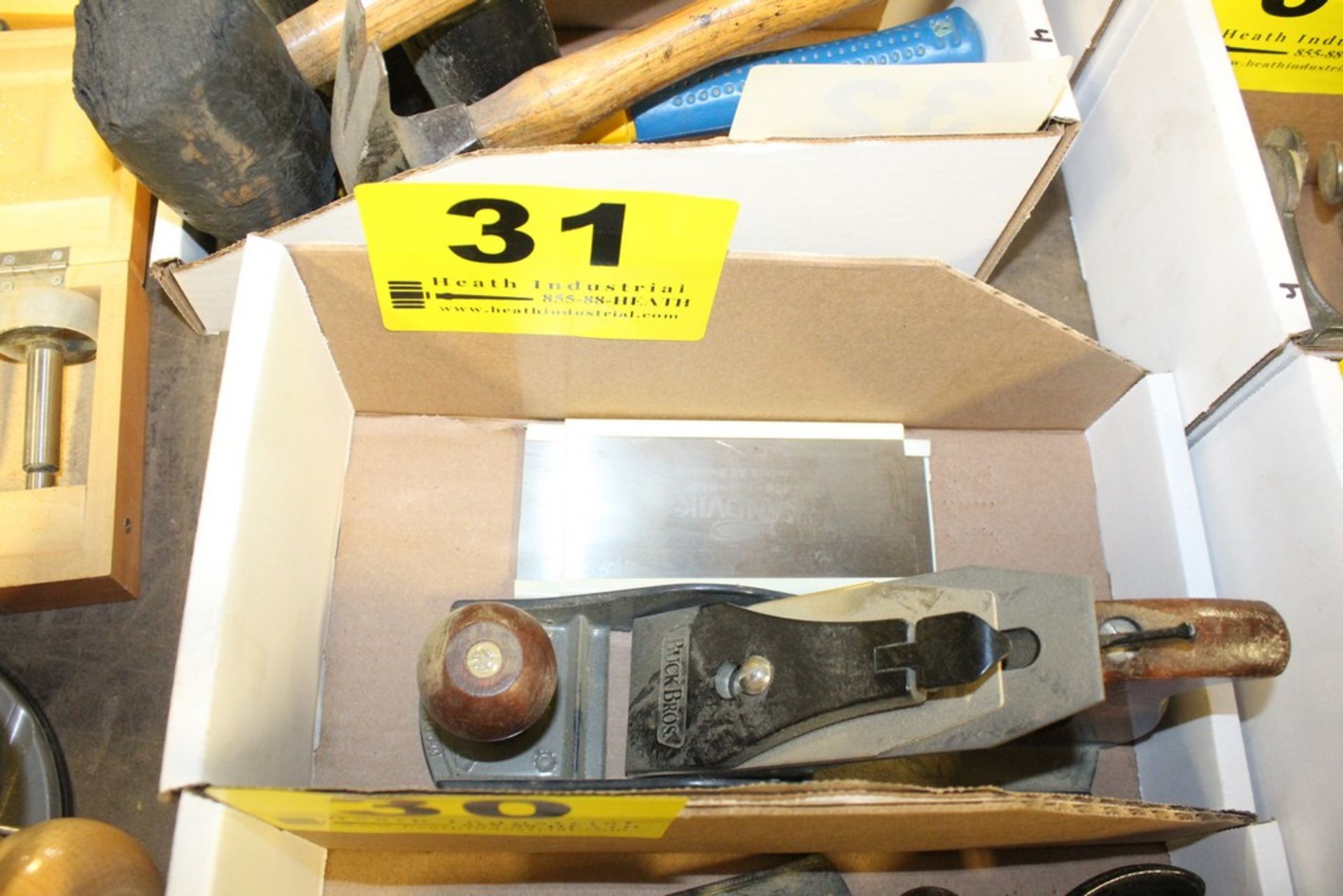 BUCK BROTHERS PLANER WITH BLADES IN BOX