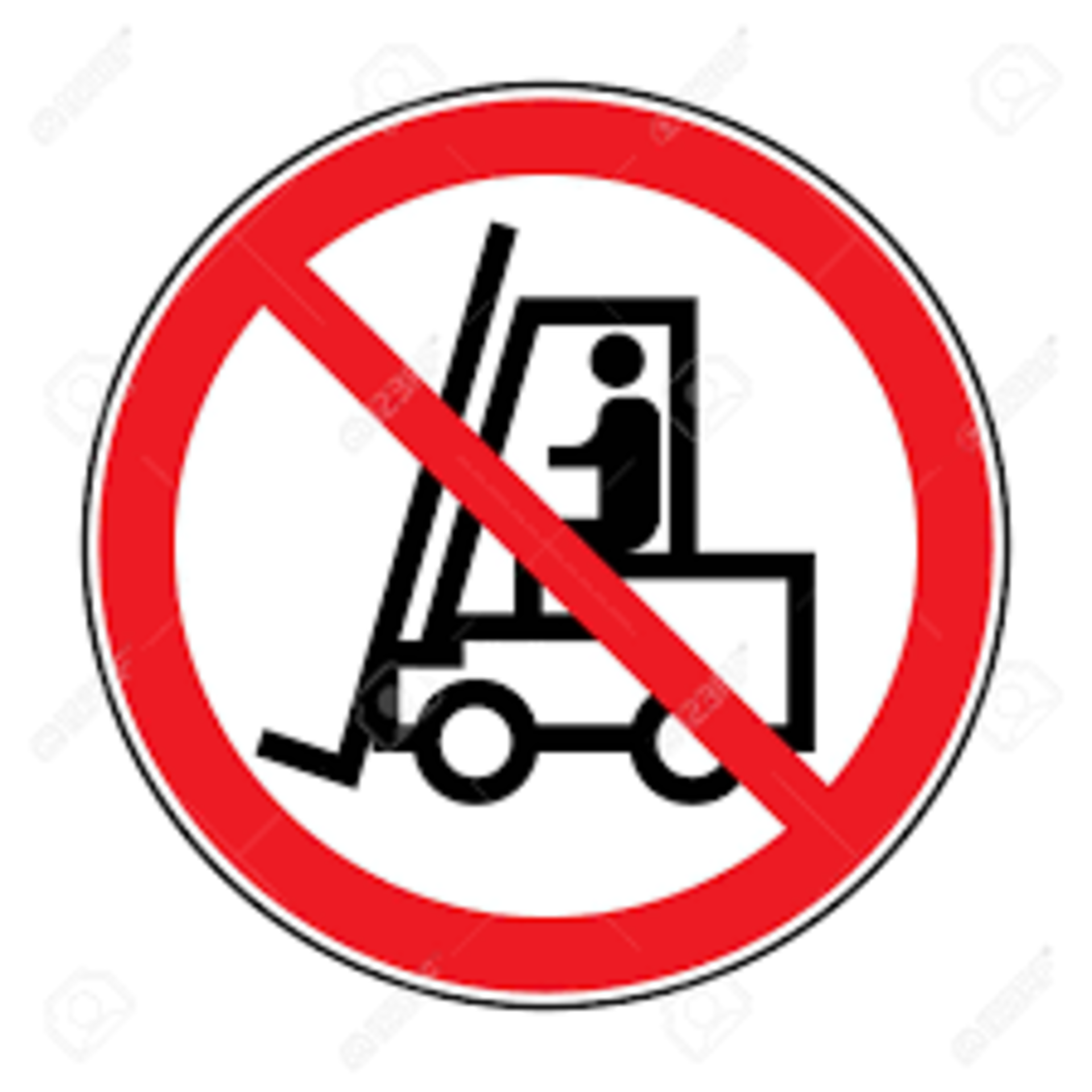 There will NOT be a forklift available for loading your purchases