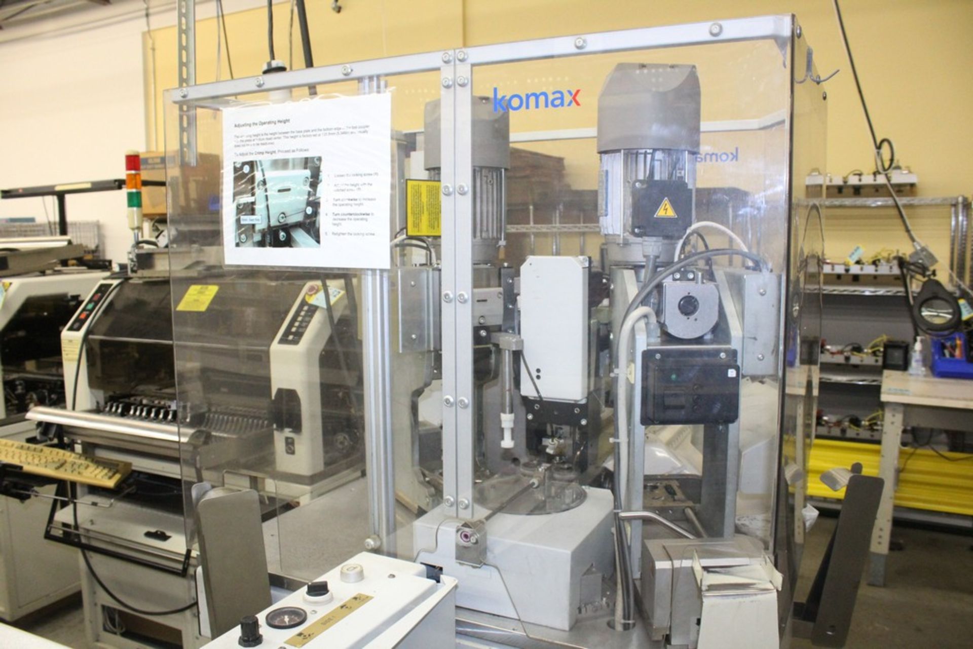 KOMAX MODEL GAMMA 311 FULLY AUTOMATED WIRE CRIMPING MACHINE, S/N 759 (NEW 2004), MODEL 325-C CRIMP - Image 5 of 8