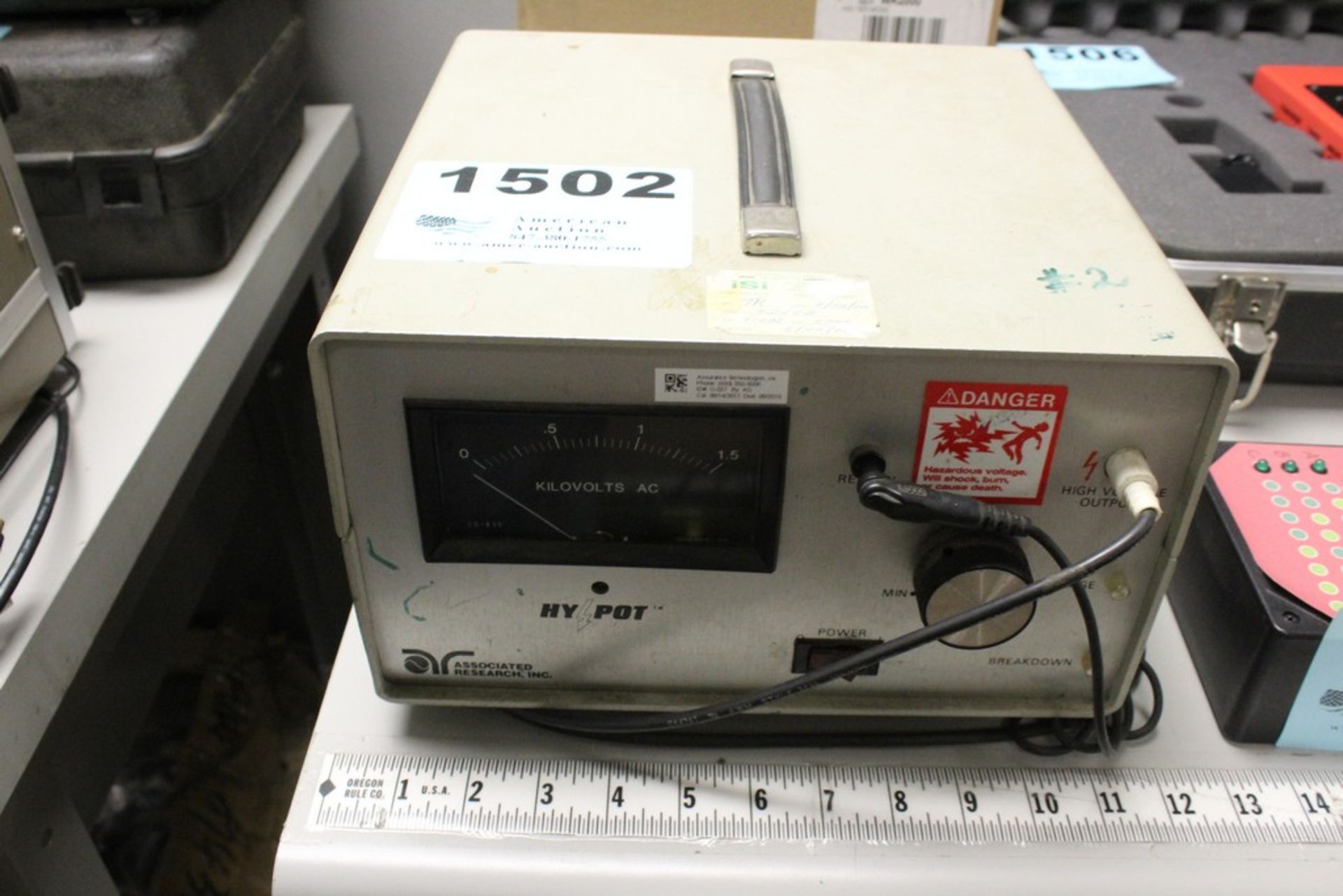 ASSSOCIATED RESEARCH MODEL 412AI HYPOT GROUND TESTER - Image 2 of 2