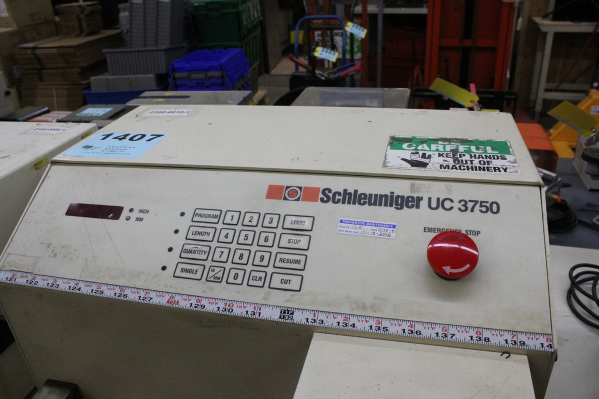 SCHLEUNIGER MODEL UC3750 WIRE STRIPPER - Image 2 of 2