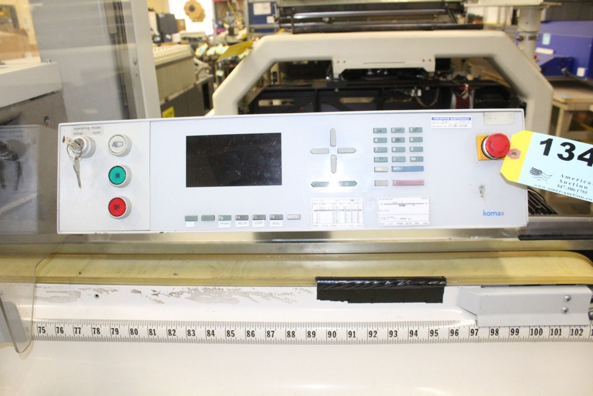 KOMAX MODEL GAMMA 311 FULLY AUTOMATED WIRE CRIMPING MACHINE, S/N 759 (NEW 2004), MODEL 325-C CRIMP - Image 3 of 8