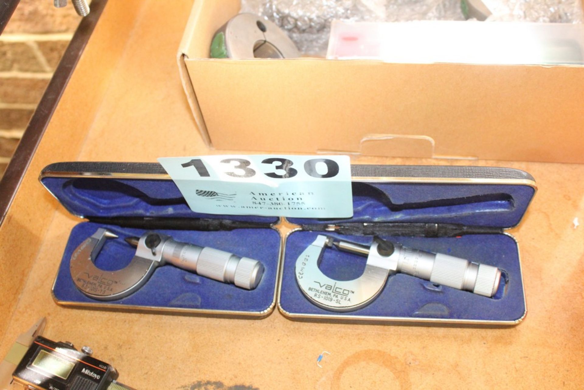 (2) ASSORTED VALCO 0"-1" MICROMETERS