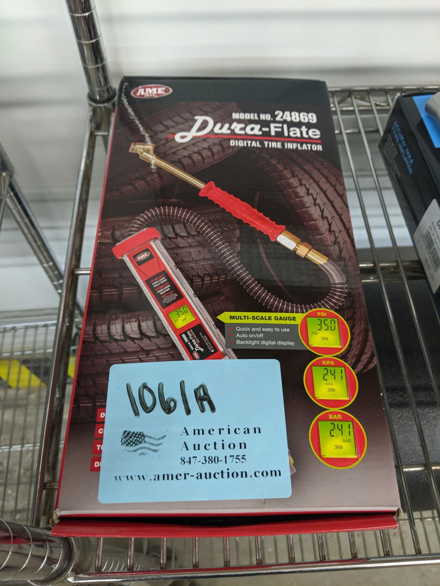 DURA-FLATE MODEL 24869 DIGITAL TIRE INFLATOR