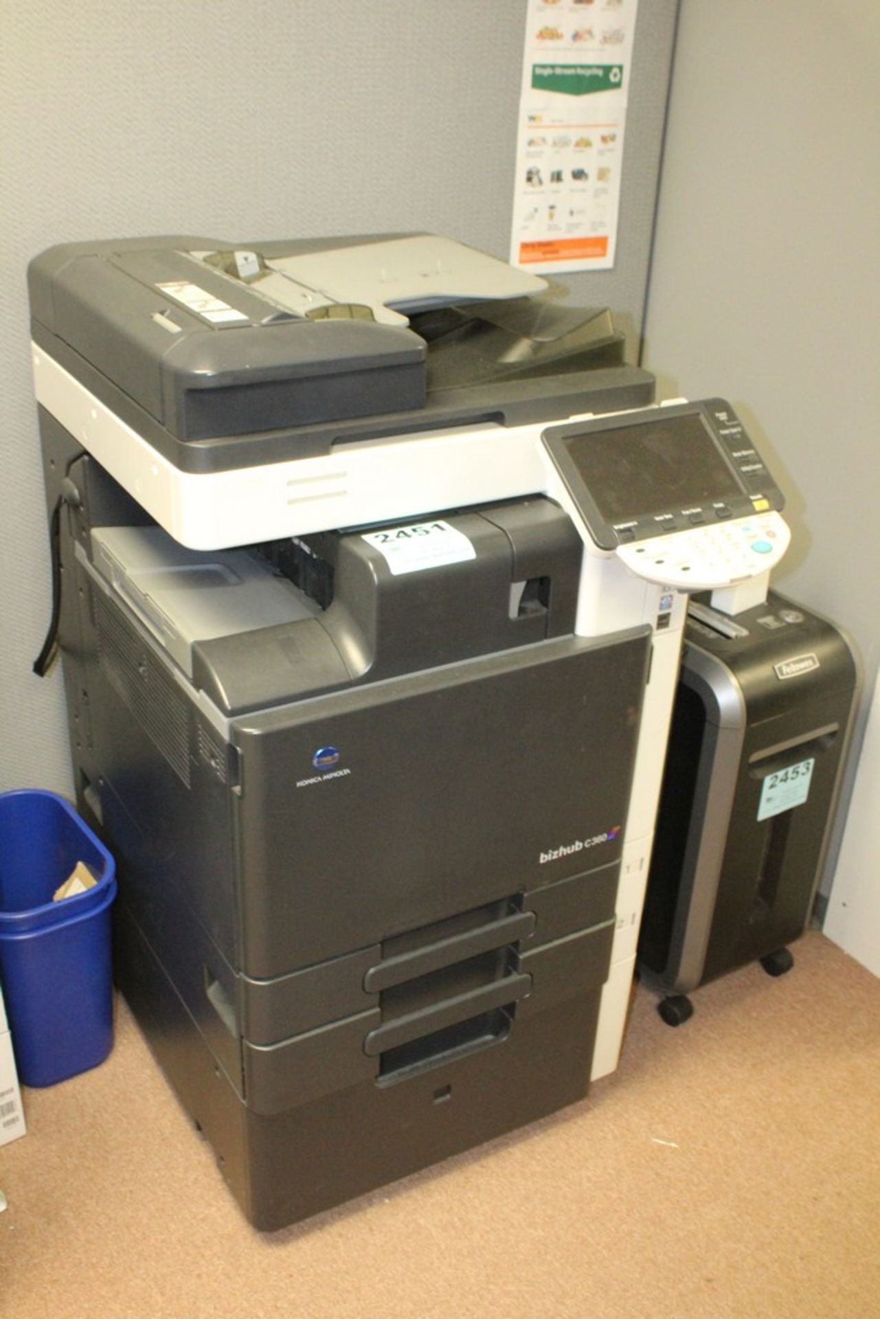 KONICA MINOLTA BIXHUB C360 COLOR COPIER