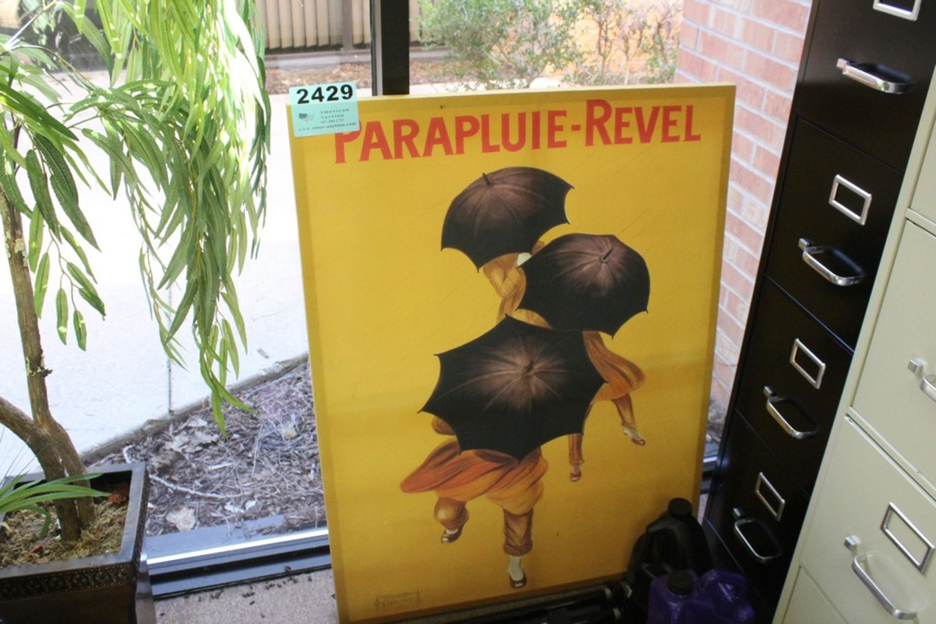 PARAPLUIE REVEL LEONETTO CAPPIELLO ART POSTER, 41" X 30"