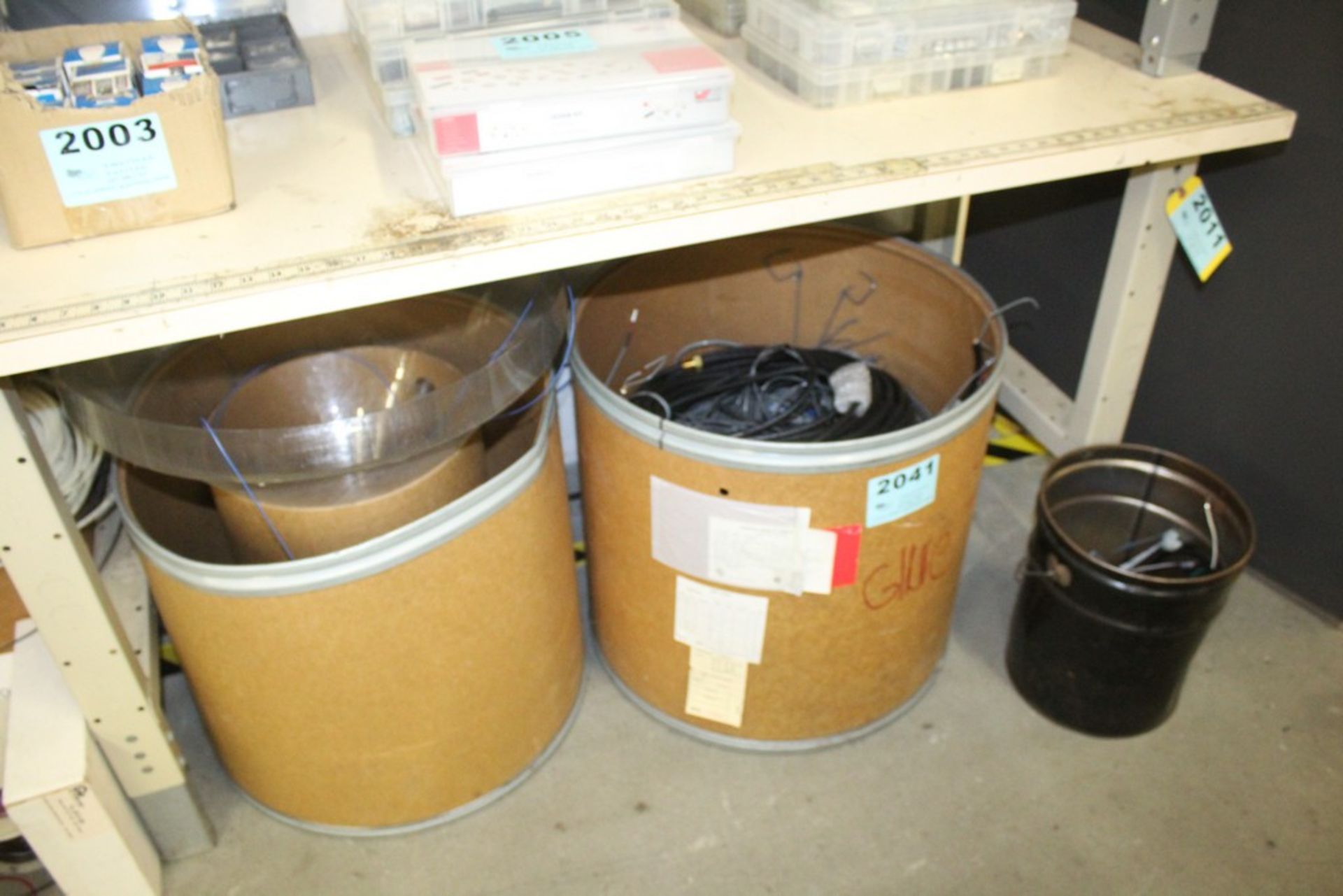 ASSORTED WIRE IN THREE BARRELS