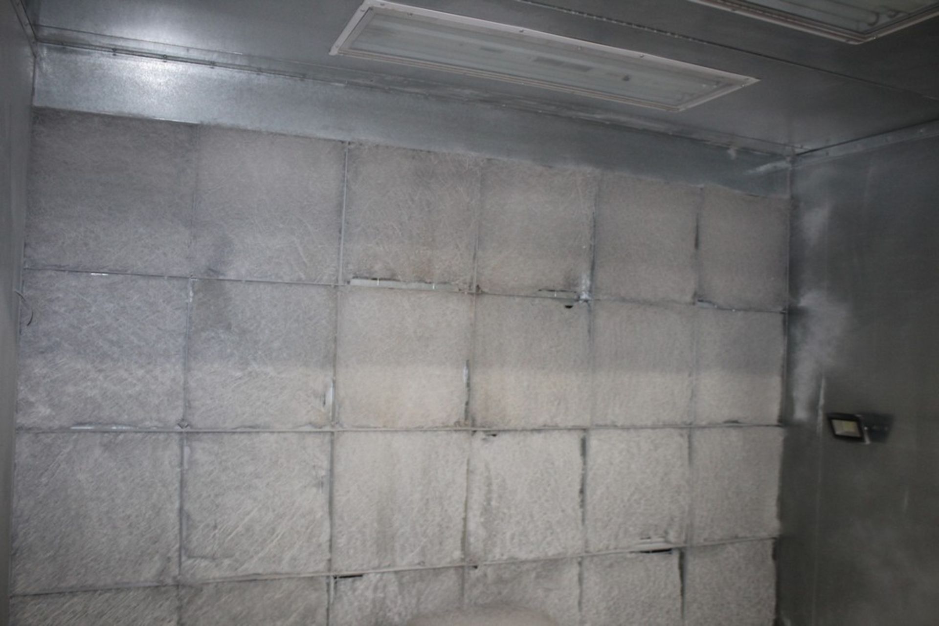 PAASCHE PAINT SPRAY BOOTH 10' W X 6' D X 8' H WITH CA TECHBOLOGIES SPRAY GUN SYSTEM AND EXTRA - Image 9 of 11