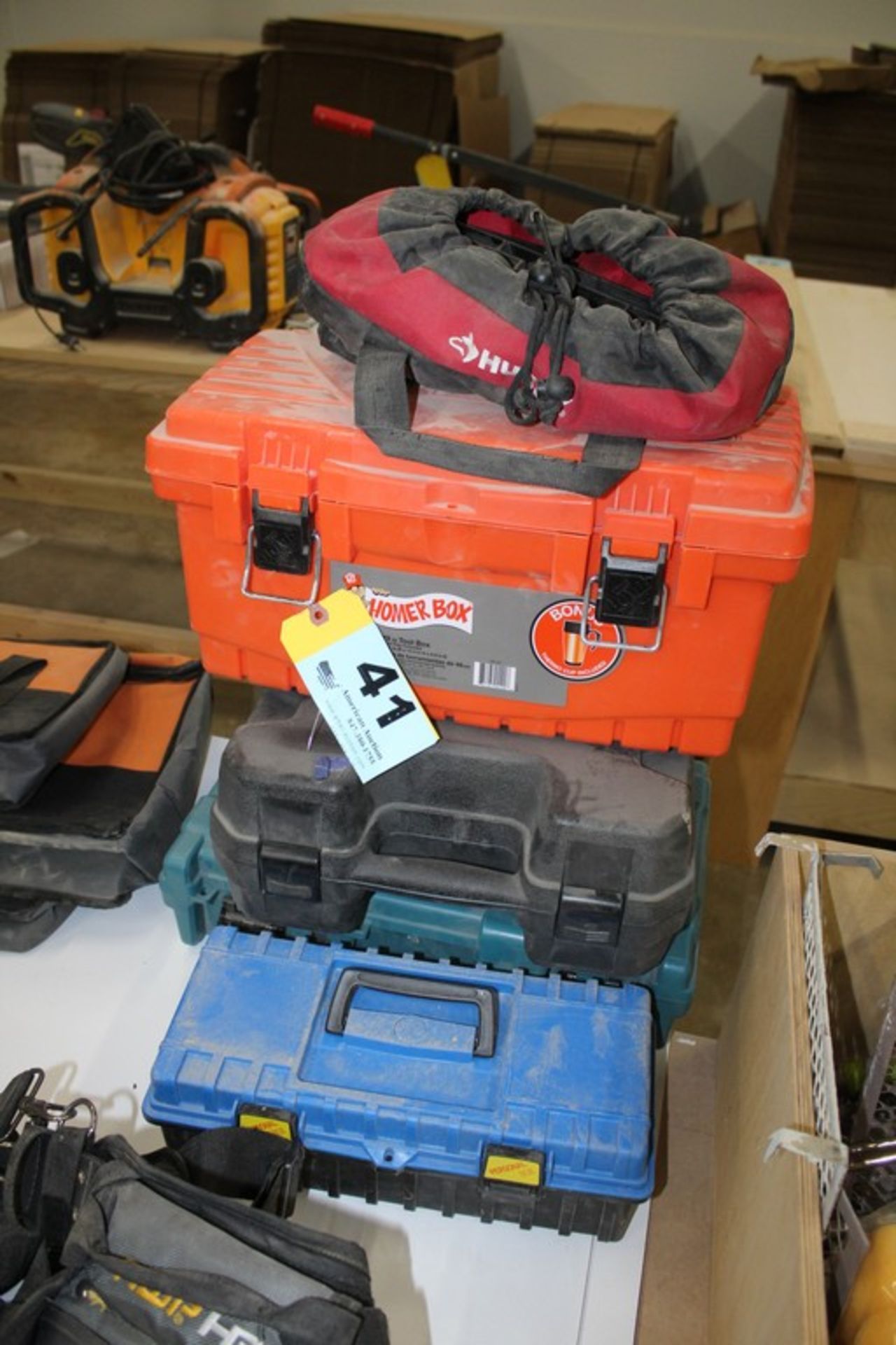 ASSORTED TOOL BOXES AND CASES