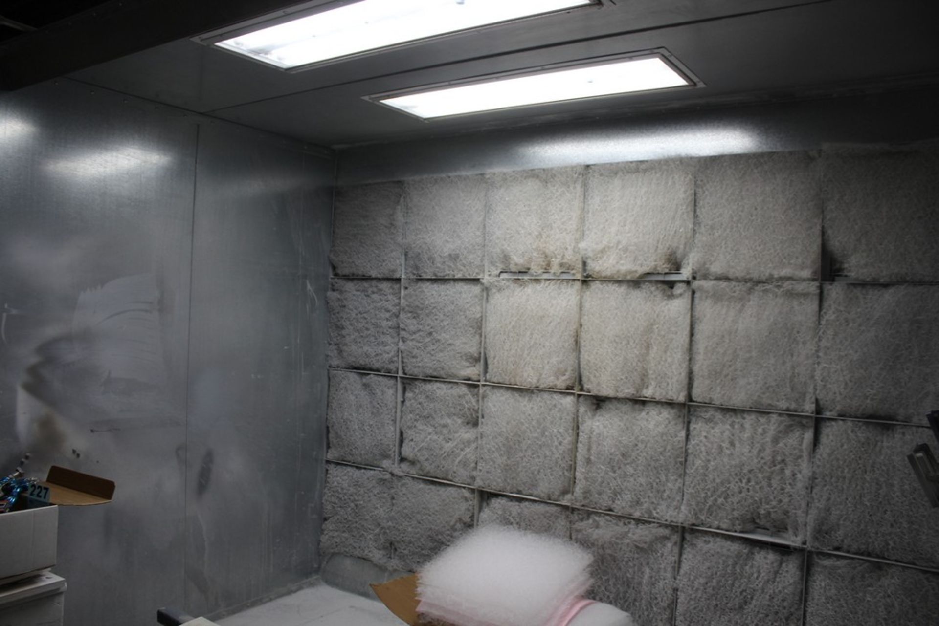 PAASCHE PAINT SPRAY BOOTH 10' W X 6' D X 8' H WITH CA TECHBOLOGIES SPRAY GUN SYSTEM AND EXTRA - Image 11 of 11