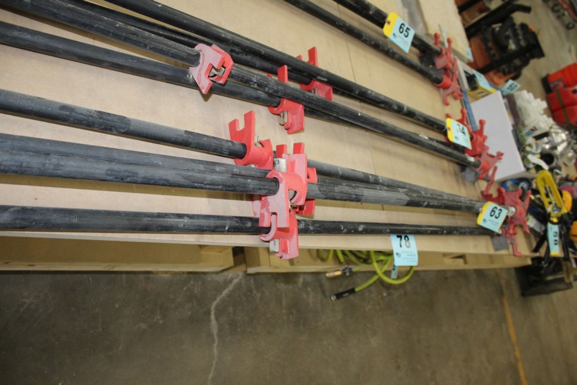 (4) BESSEY 54" PIPE CLAMPS