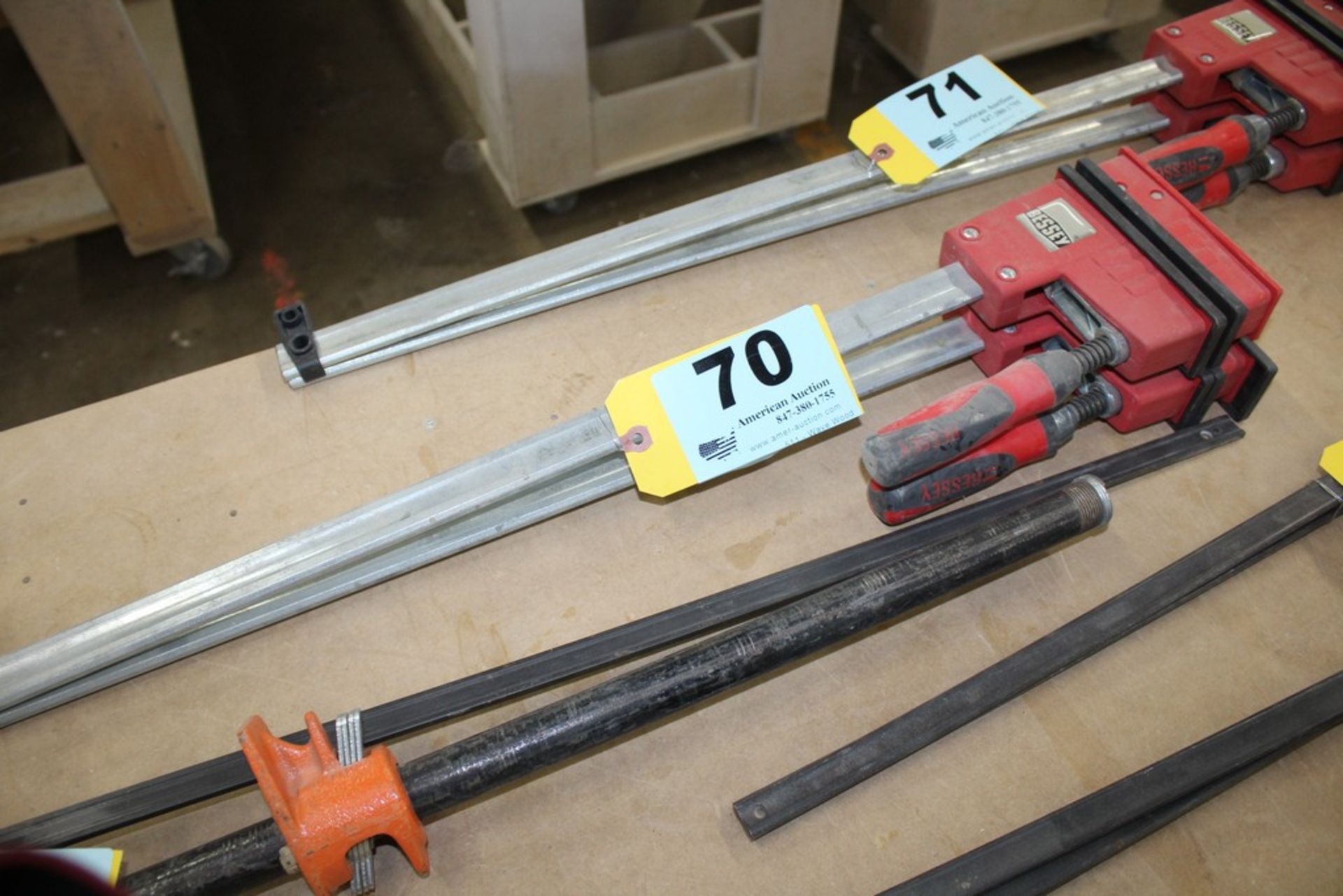 (2) BESSEY 24" BAR CLAMPS