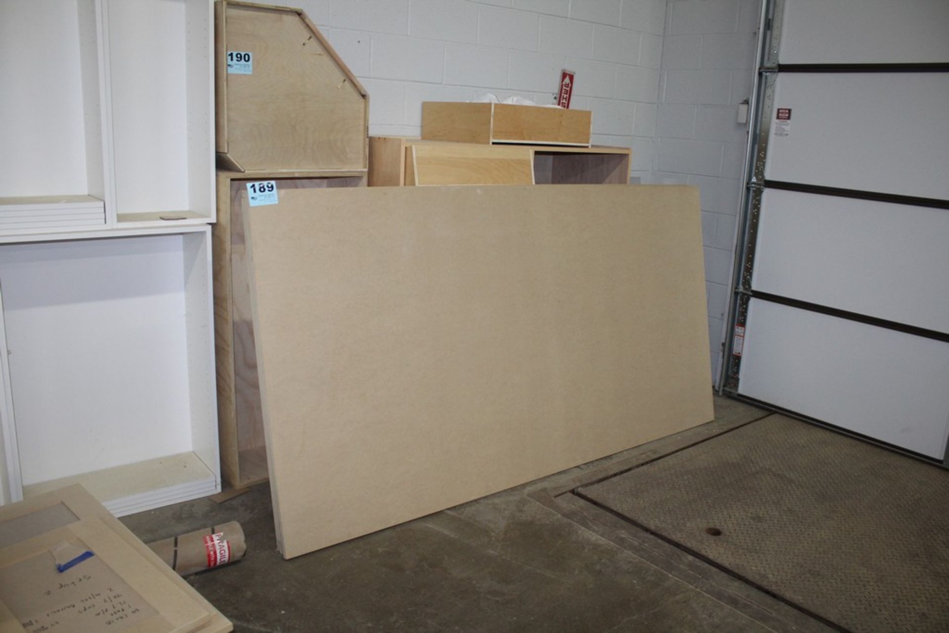 (3) 49" X 97" X 3/4" SHEETS OF PARTICLE BOARD