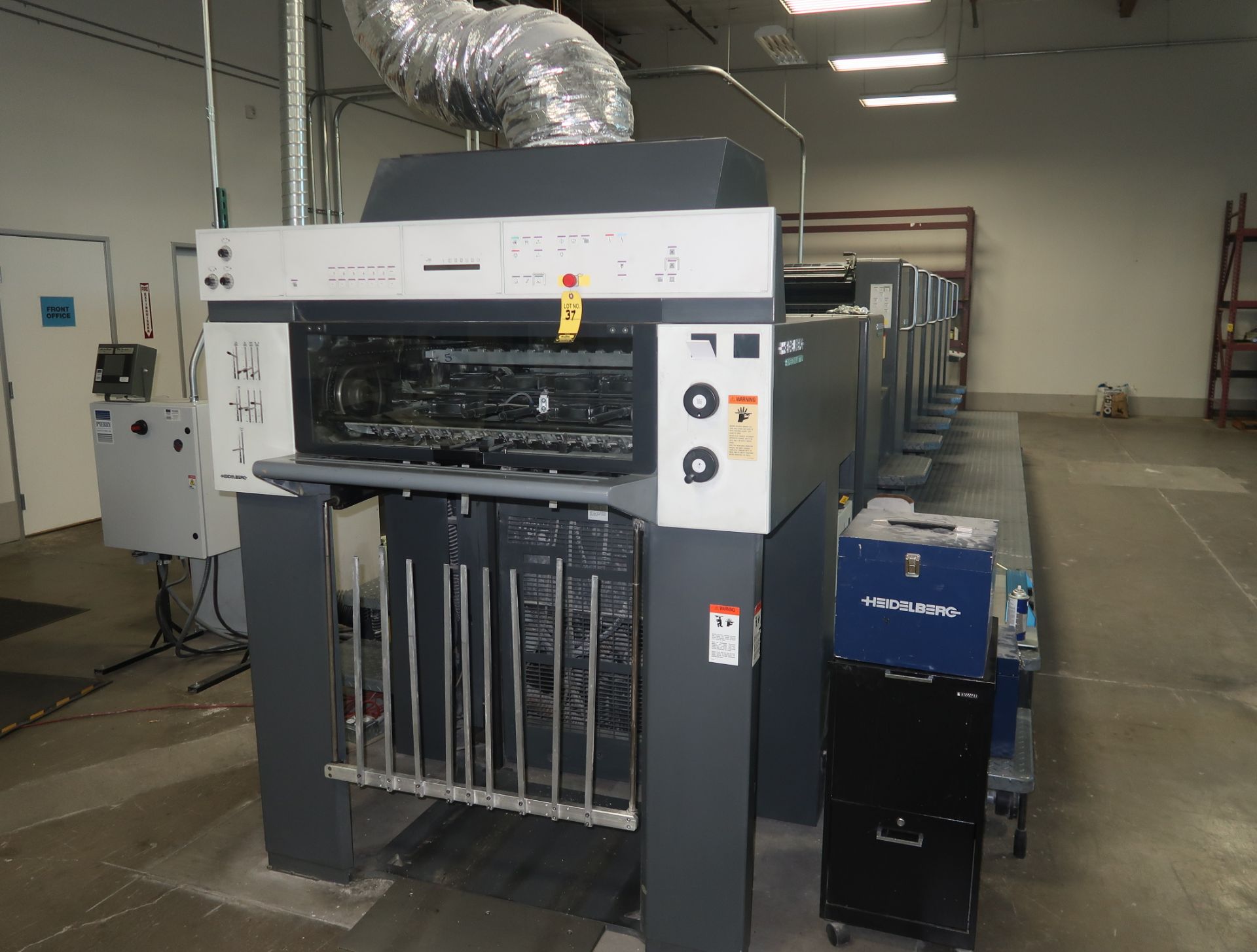 HEIDELBERG SPEEDMASTER SM74-6-P3+L , 6-COLOR PERFECTING PRESS, 91MM IMPRESSIONS, NEW ROLLERS (2017), - Image 10 of 22