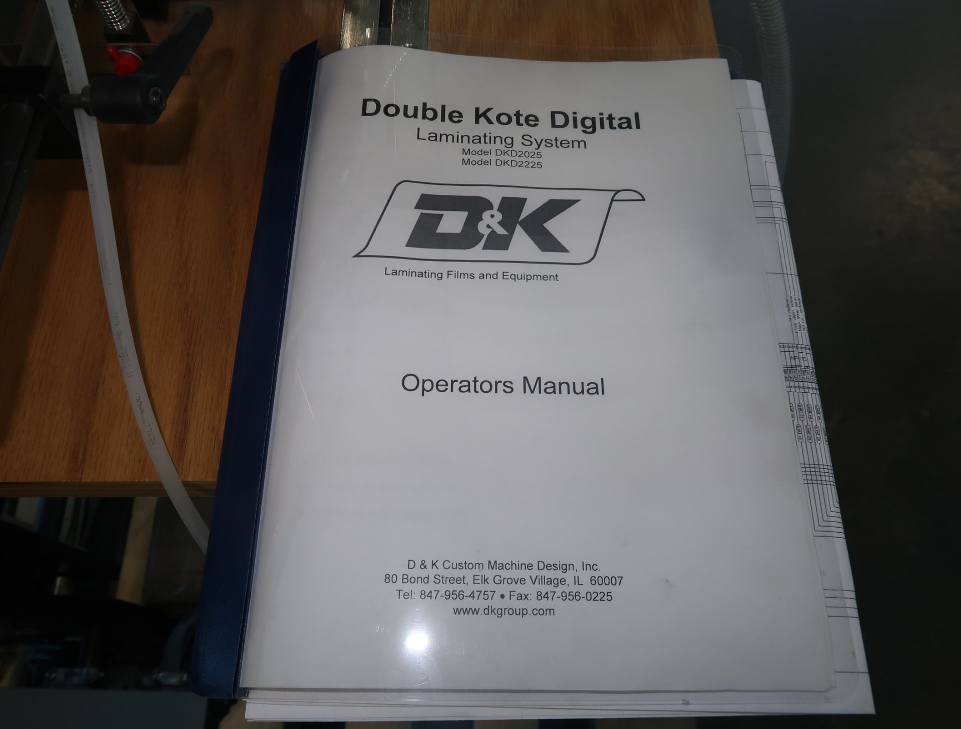 D&K DOUBLE KOTE DIGITAL LAMINATING SYSTEM MDL. DKD 2225, FEEDER & LAMINATOR SN. 22-27-069, 22-28- - Image 3 of 7