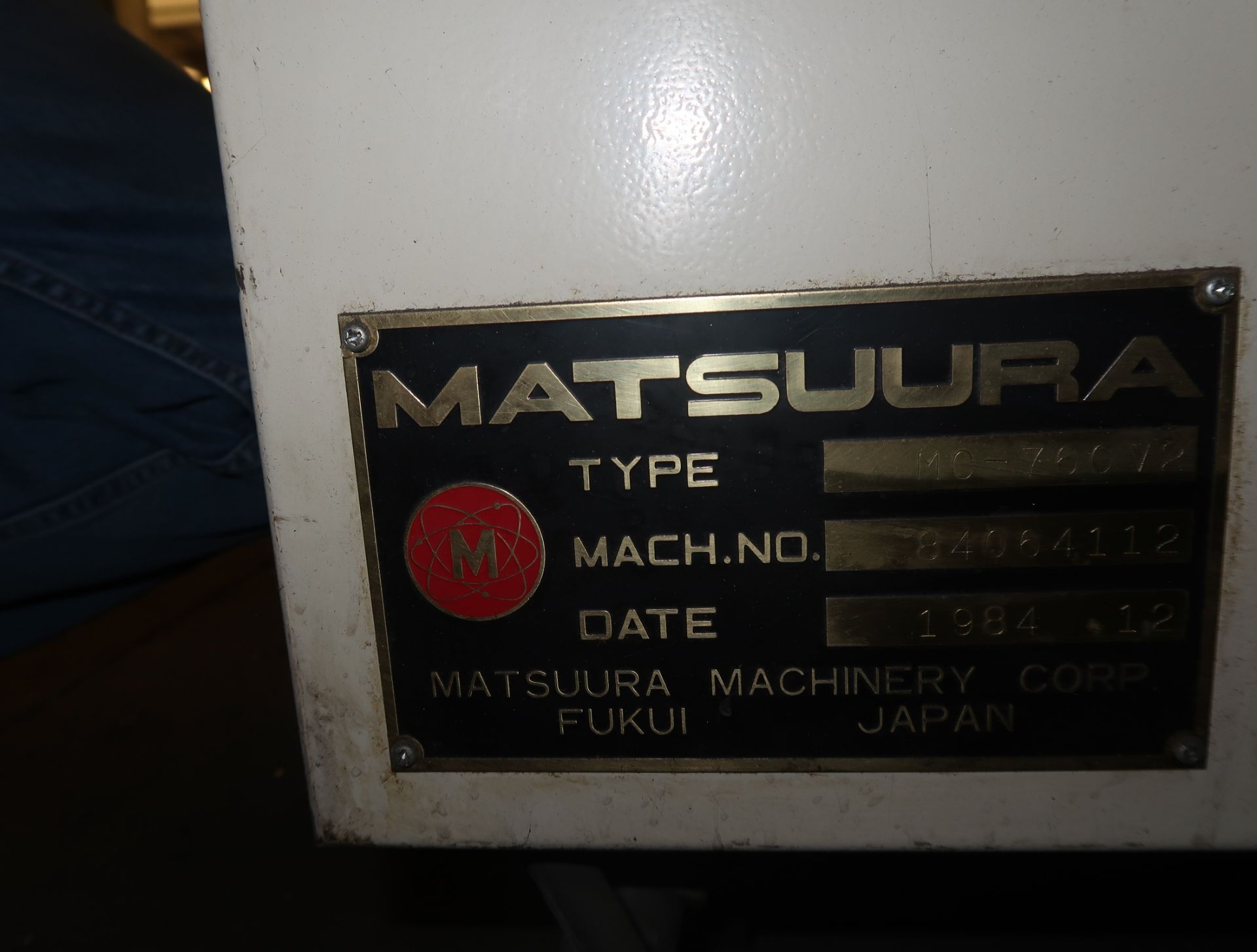 MATSUURA MC 760V CNC MACHINING CENTER, 30 TOOL ATC, SN. 84064112 (LOCATED AT 4118 E. ELWOOD ST. - Image 5 of 7