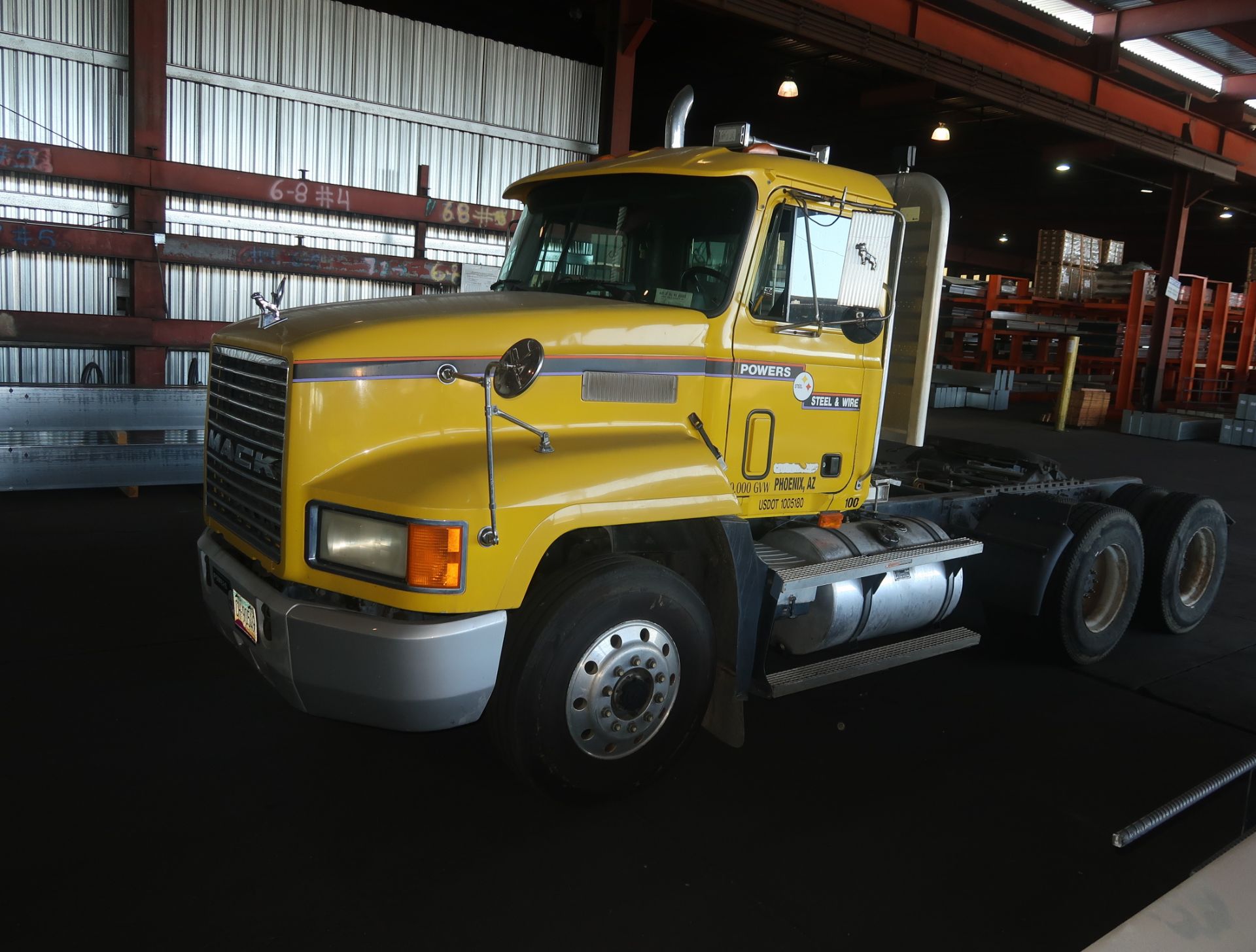 1994 MACK CH613 TANDEM AXLE TRUCK TRACTOR, VIN. 1M1AA12Y95W046680, ODOMETER SHOWS 42,167 REPLACED