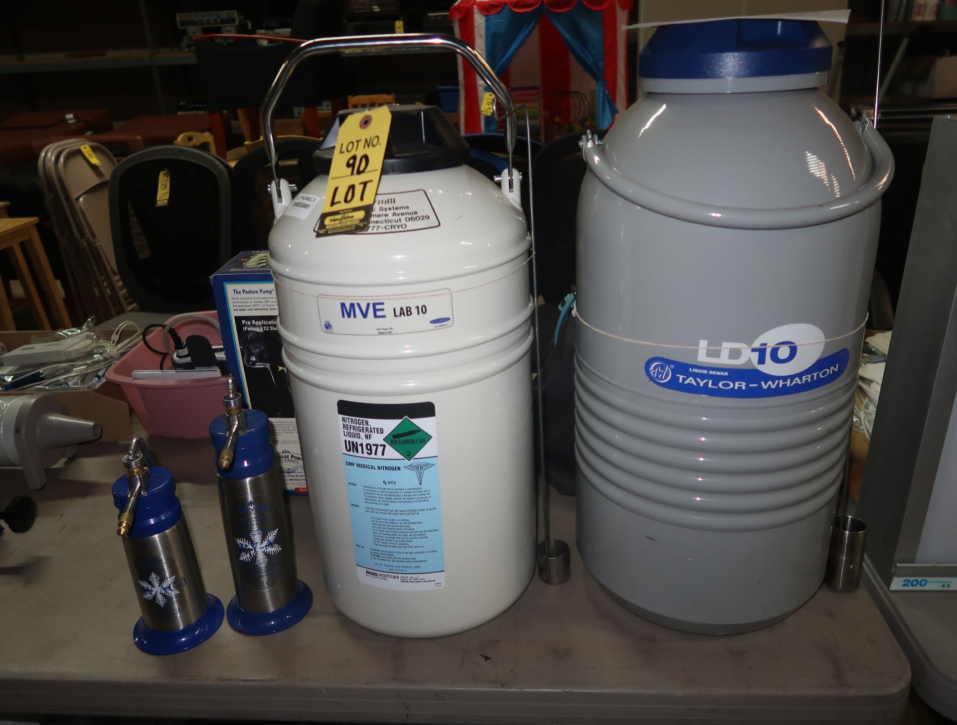 BRYMILL CRYOGENIC INSTRUMENTS (LIQUID NITROGEN DISPENSORS & STORAGE TANKS)