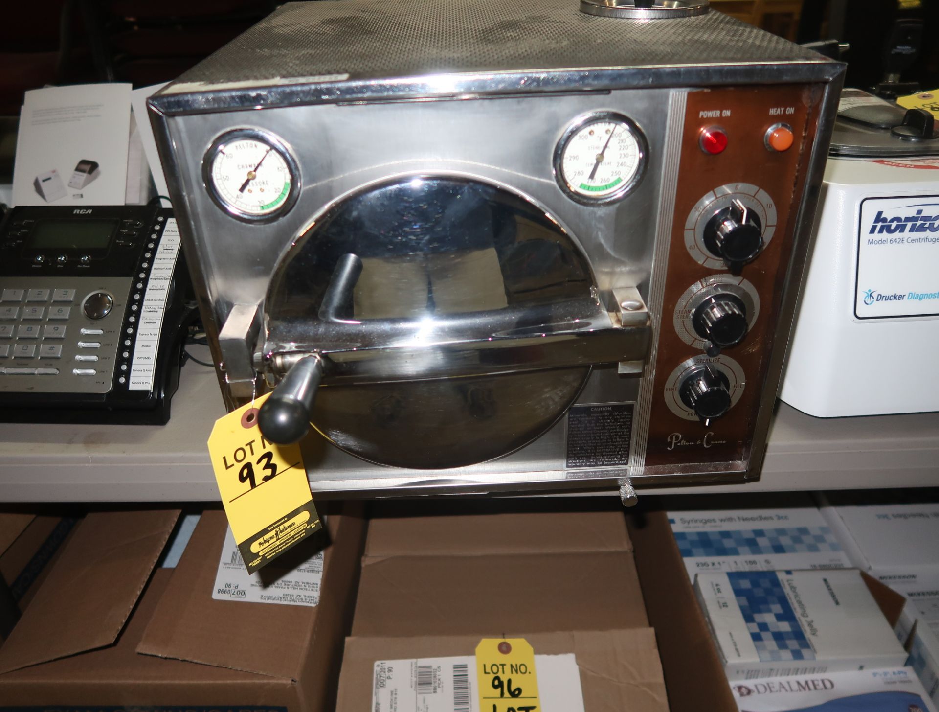 PELTON & CRANE OMNI CLAVE INSTRUMENT STERILIZER