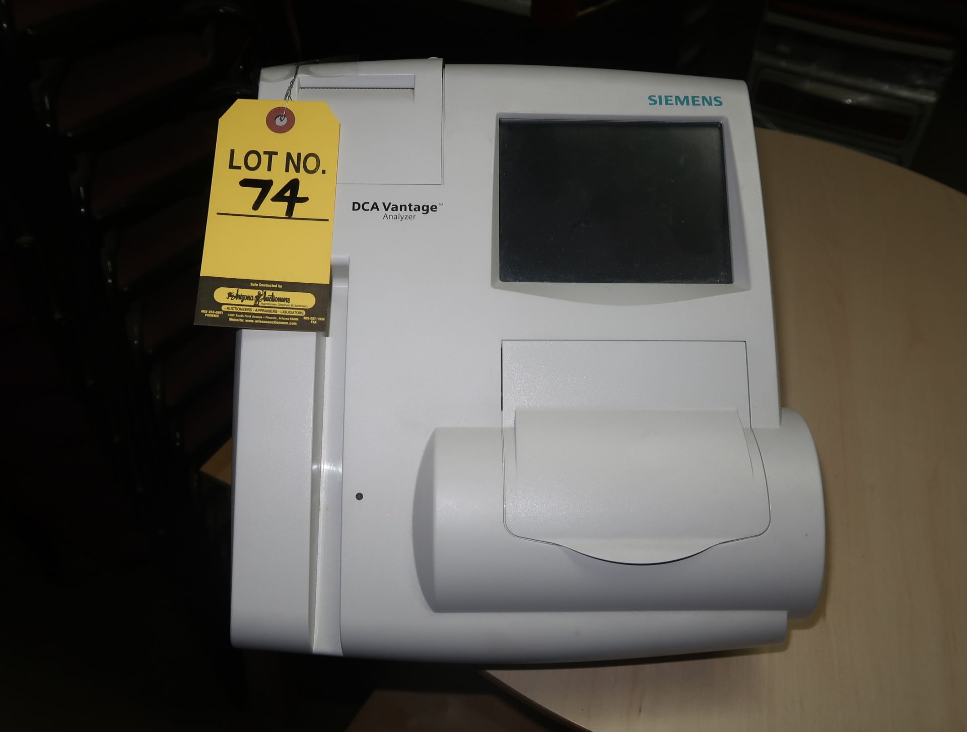 SIEMENS DCA VANTAGE ANALZER MDL. 06489205