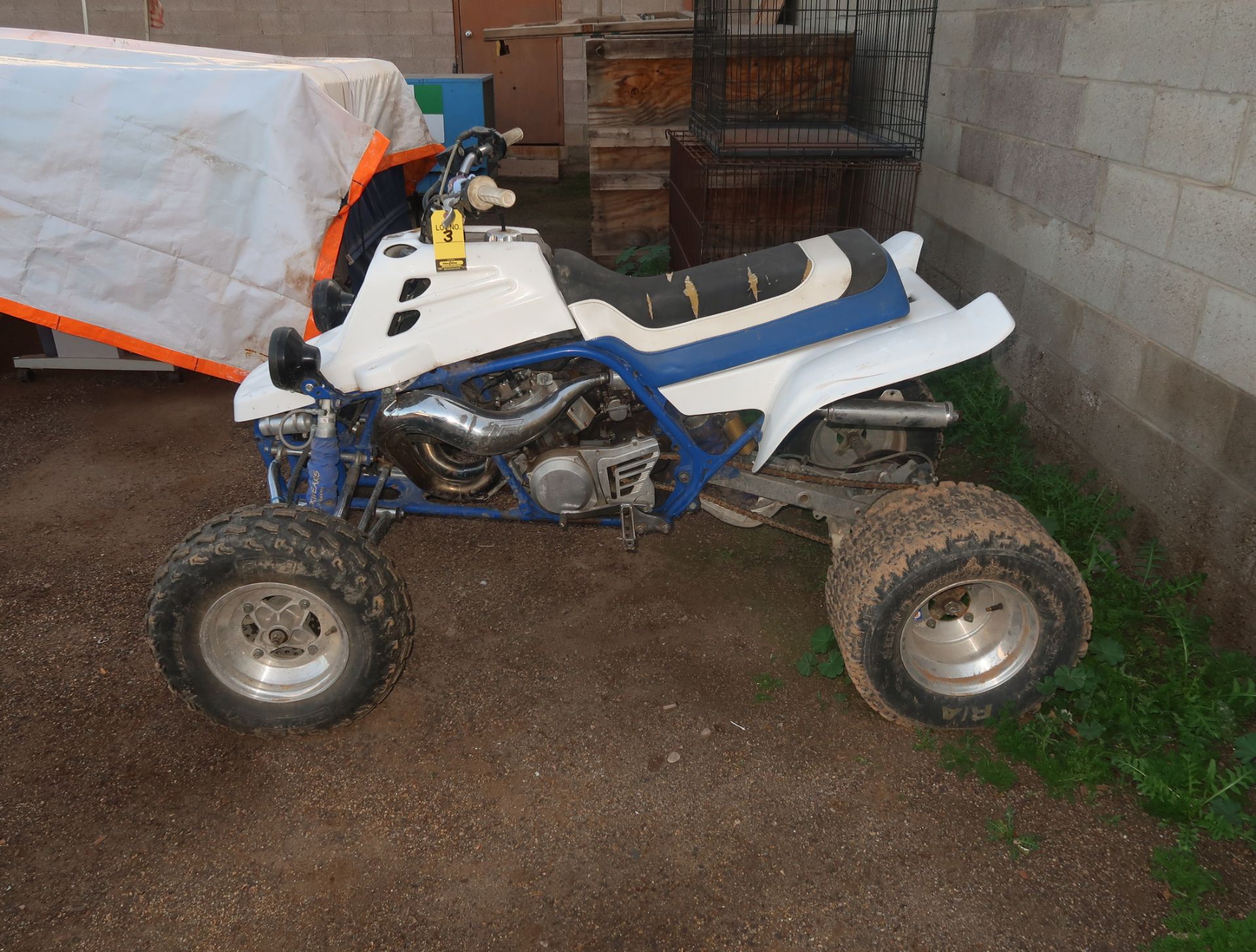 1998 YAMAHA BANSHEE QUAD, ENGINE # 3GG-135469 (BANKRUPTCY ASSET, NO BUYERS PREMIUM) - Image 4 of 4