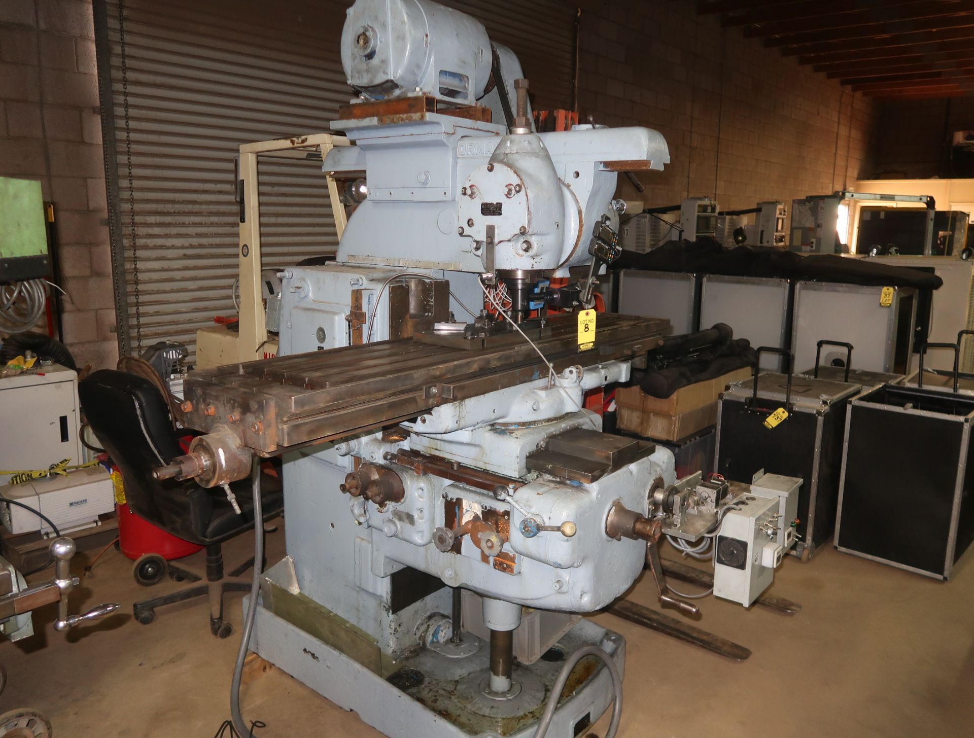 VAN NORMAN MDL. 38 CNC RETROFIT MILL, EZ-VIEW DRO'S, DITRON 60-201 CONTROL - Image 2 of 6