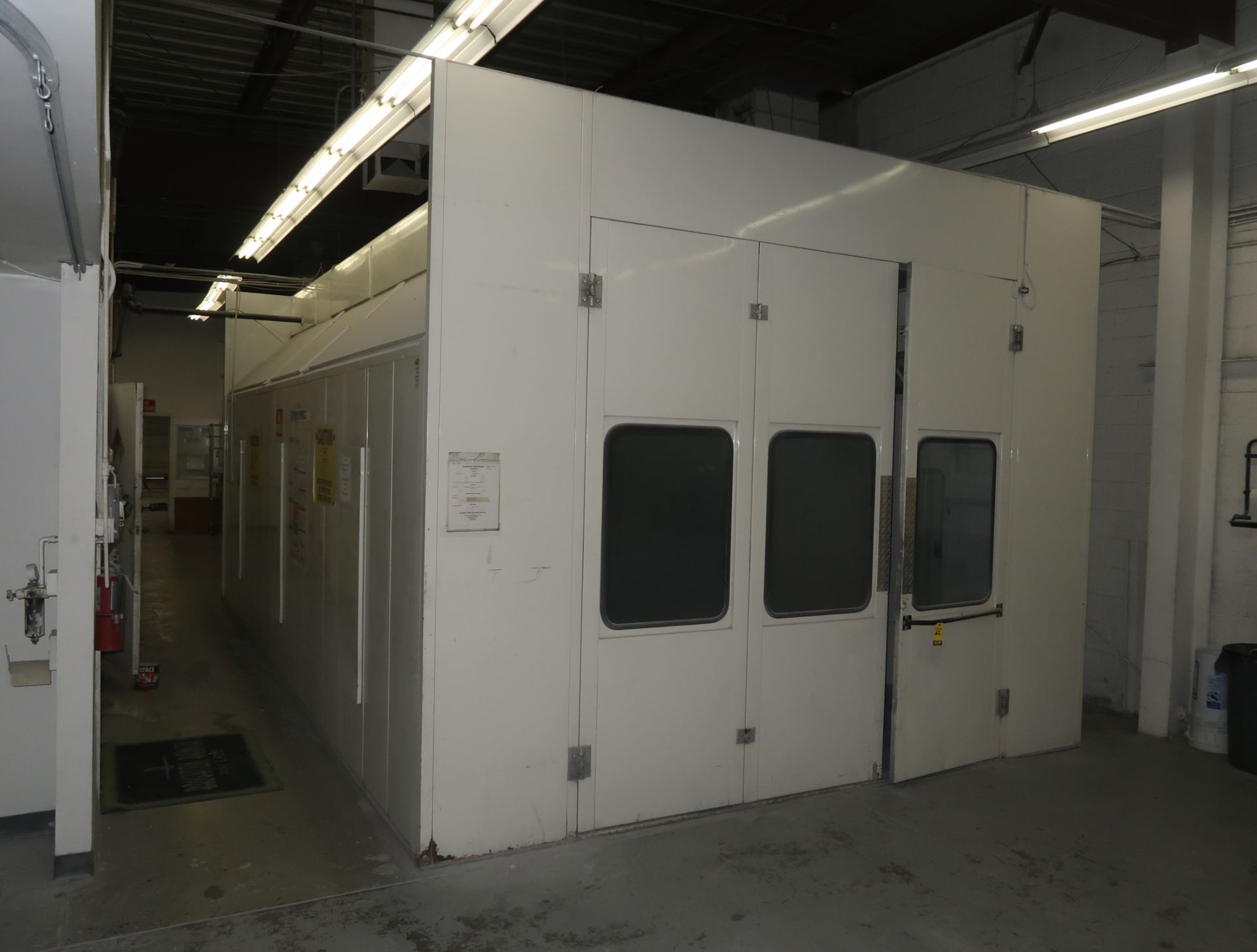 GARMAT USA MDL. 99800 DRIVE IN PAINT BOOTH, 13.5' X 22.5' X 10.5', SN. 003621, CABIN MDL. 99800X - Image 6 of 8