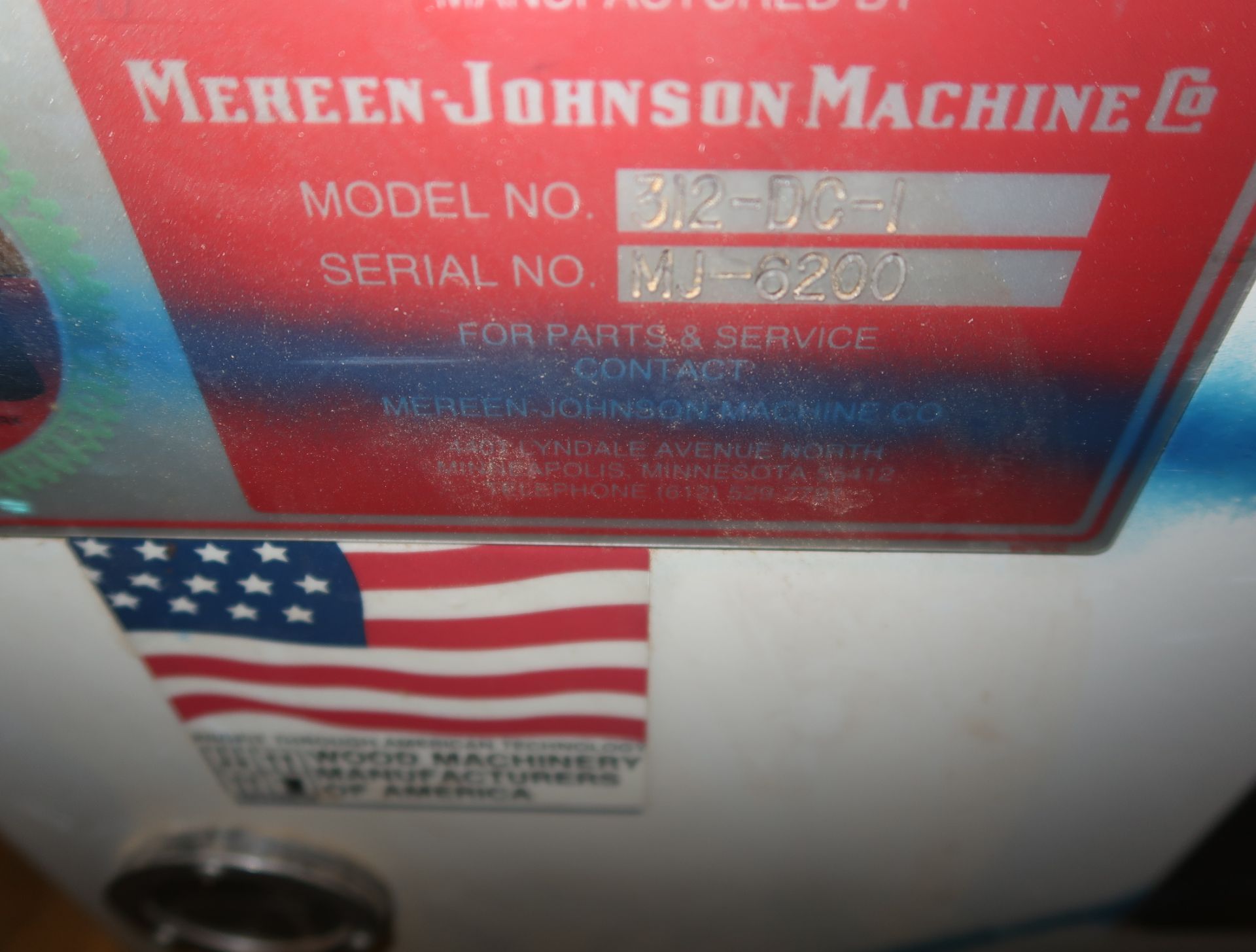 MEREEN-JOHNSON 312-DC-1 GANG RIP SAW, SN. MJ-6200, 480V 3PH - Image 3 of 5