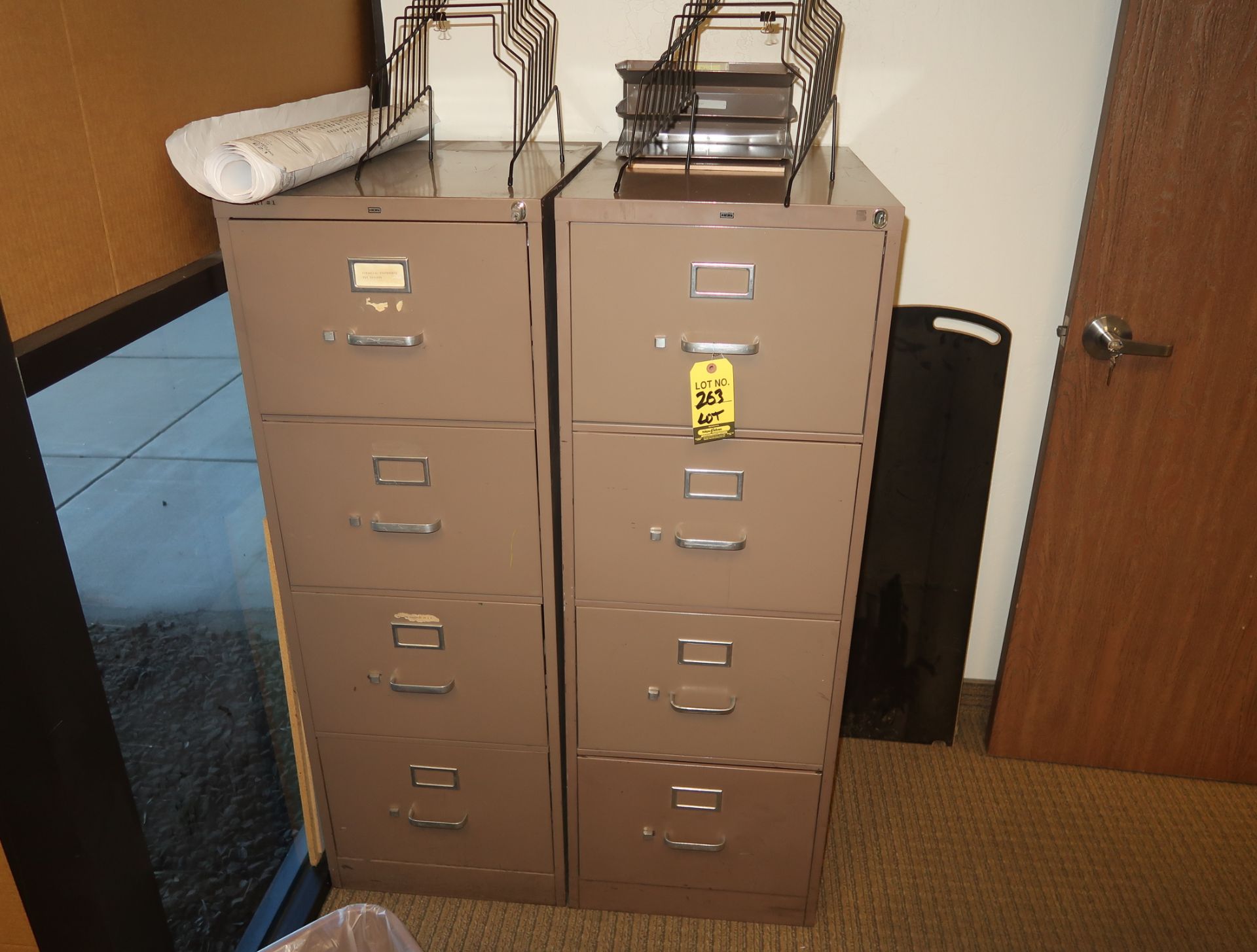 LOT FILE CABINETS, ETC.