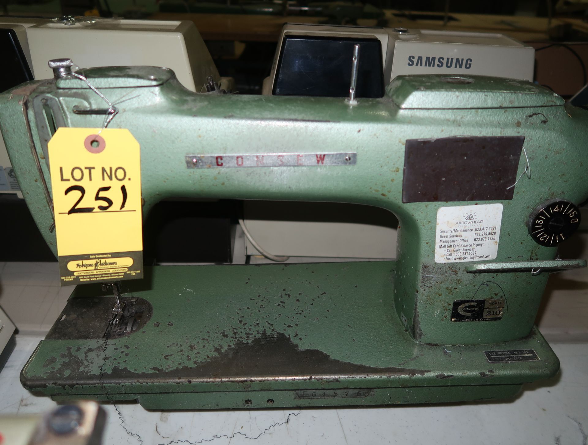 COMSEW SEWING MACHINE MDL. 210