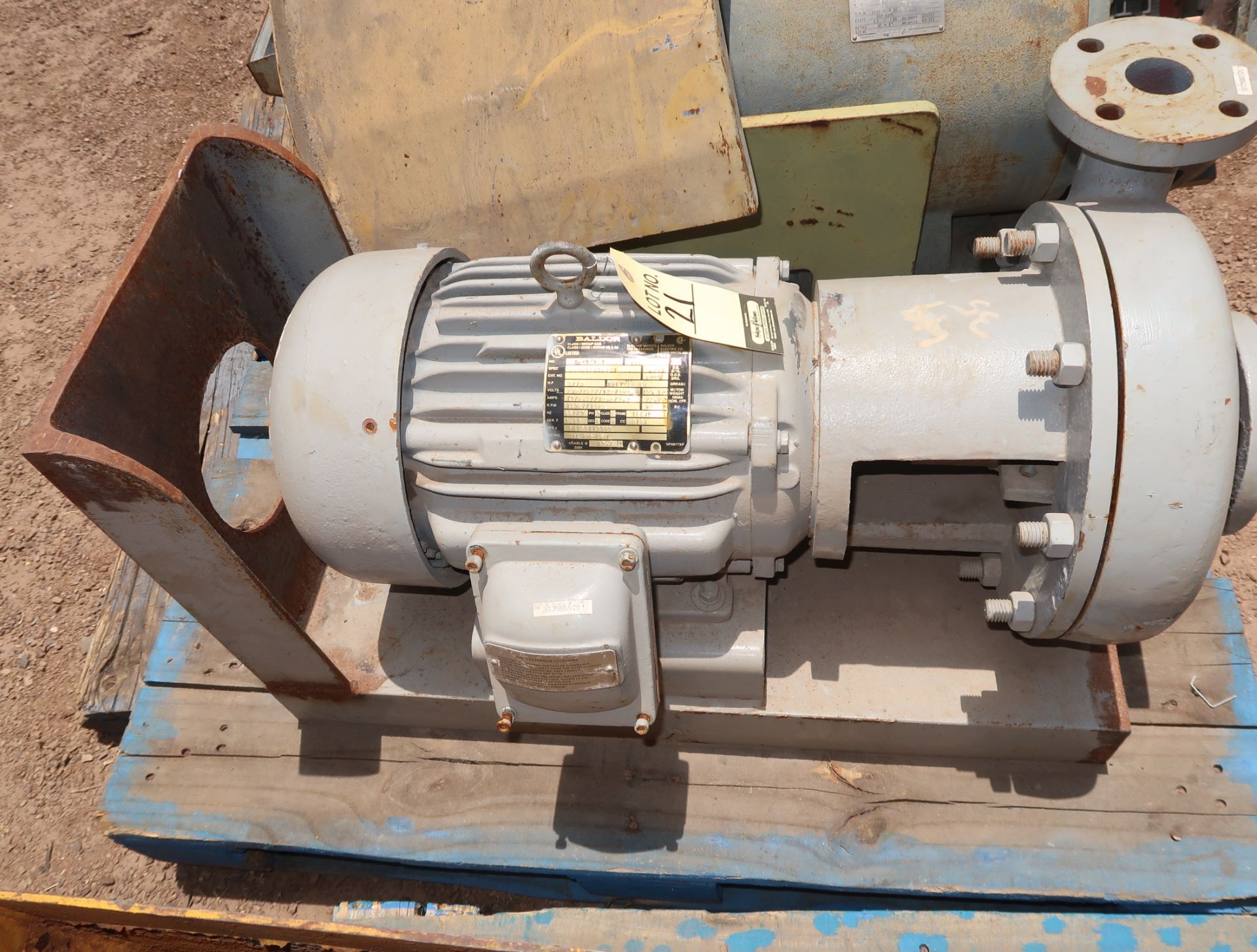 BALDOR ELECTRIC MOTOR NO. CA 437072 5//3HP