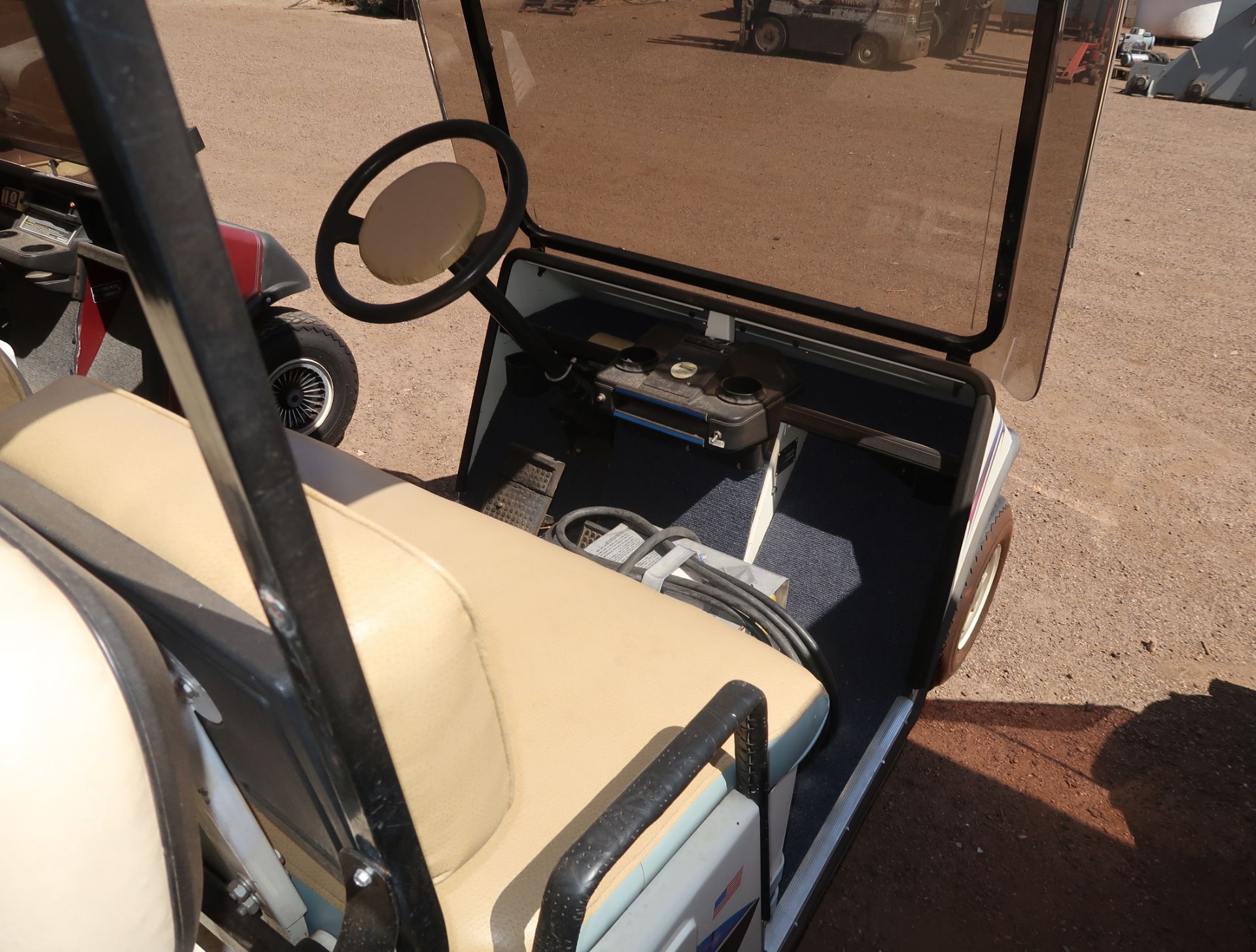 MELEX GOLFCART W/ CHARGER & BATTERIES, REAR SEAT MDL. 252 SN. 191992 (NO TITLE) - Image 3 of 10