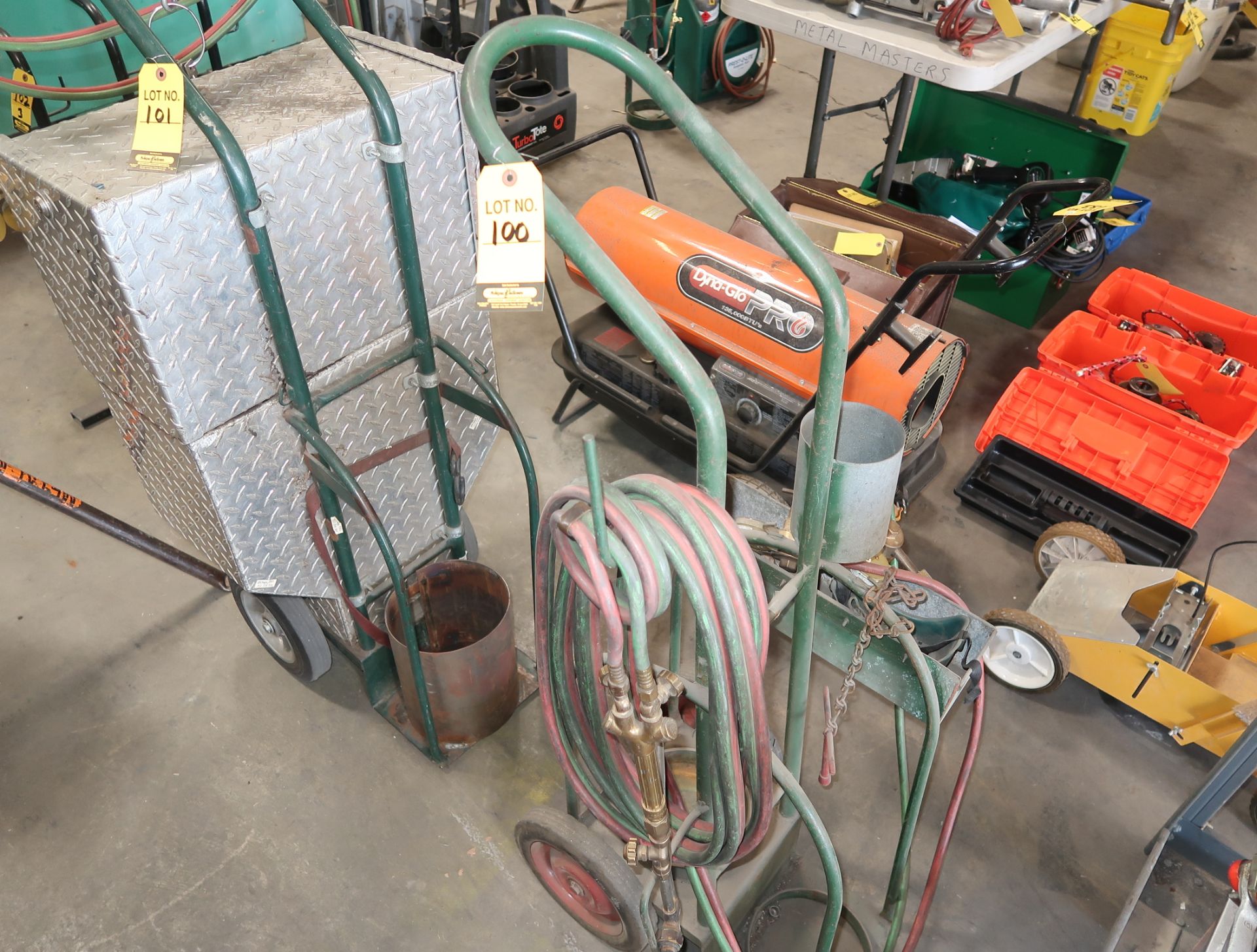 TORCH CART W/TWIN HOSE & TORCH