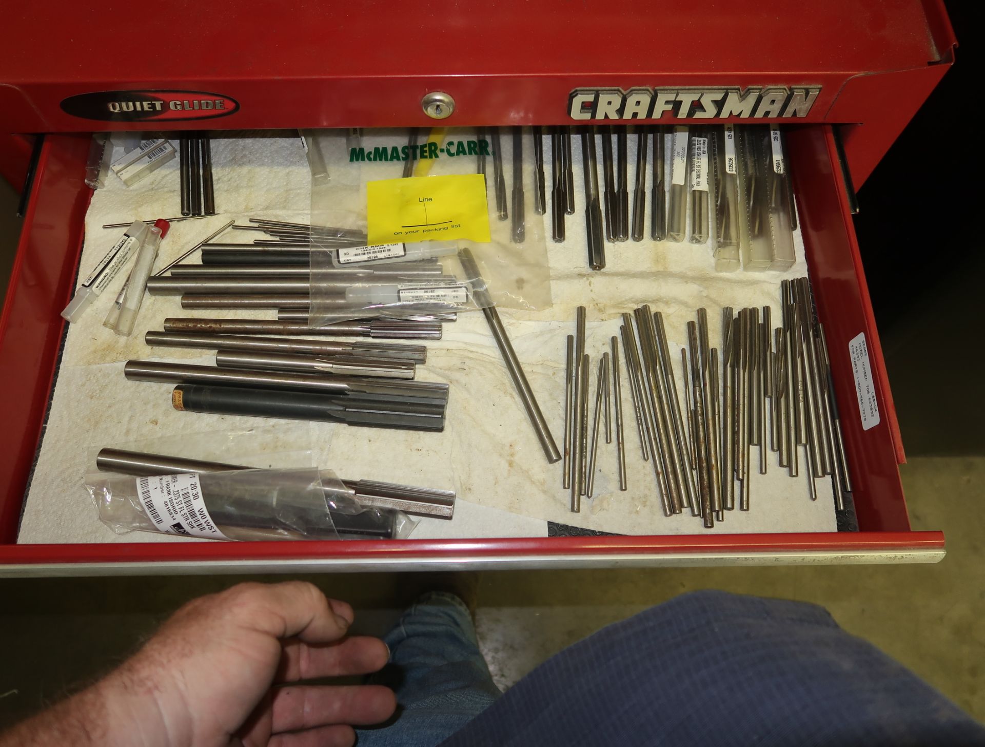 CRAFTSMAN ROLL-AWAY TOOL BOX, LOADED - Image 7 of 10