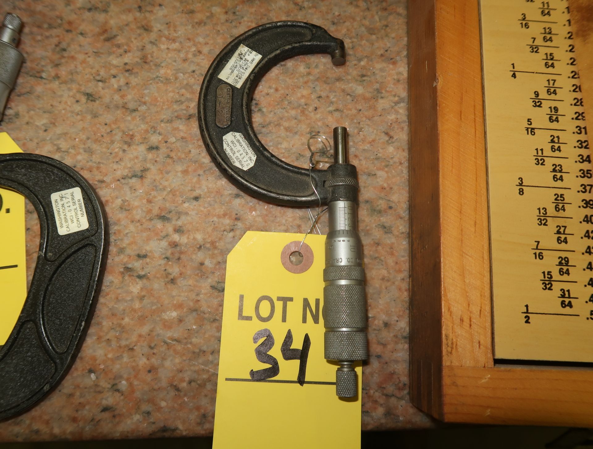 CENTRAL TOOL 1-2" MICROMETER