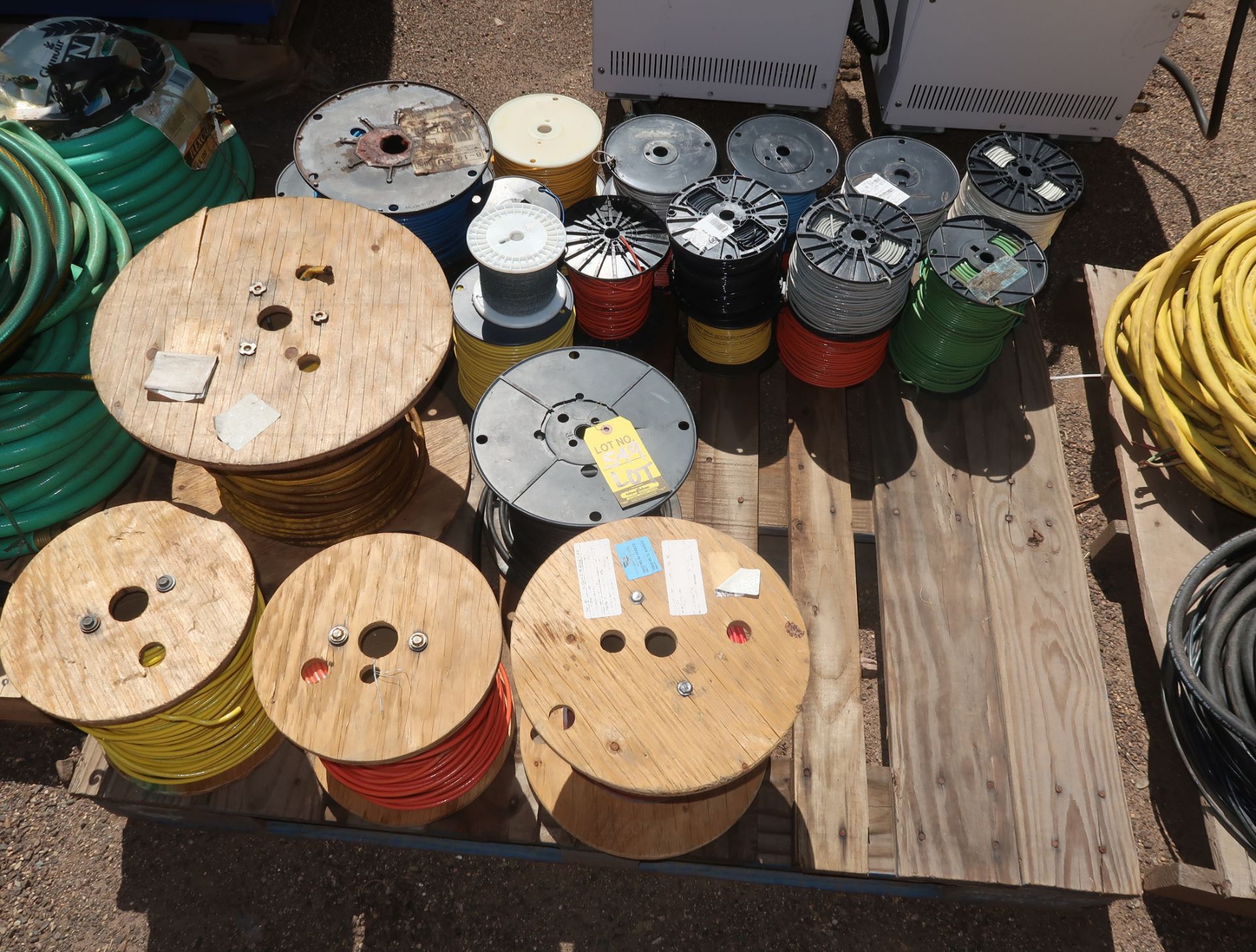LOT SPOOLS OF WIRE