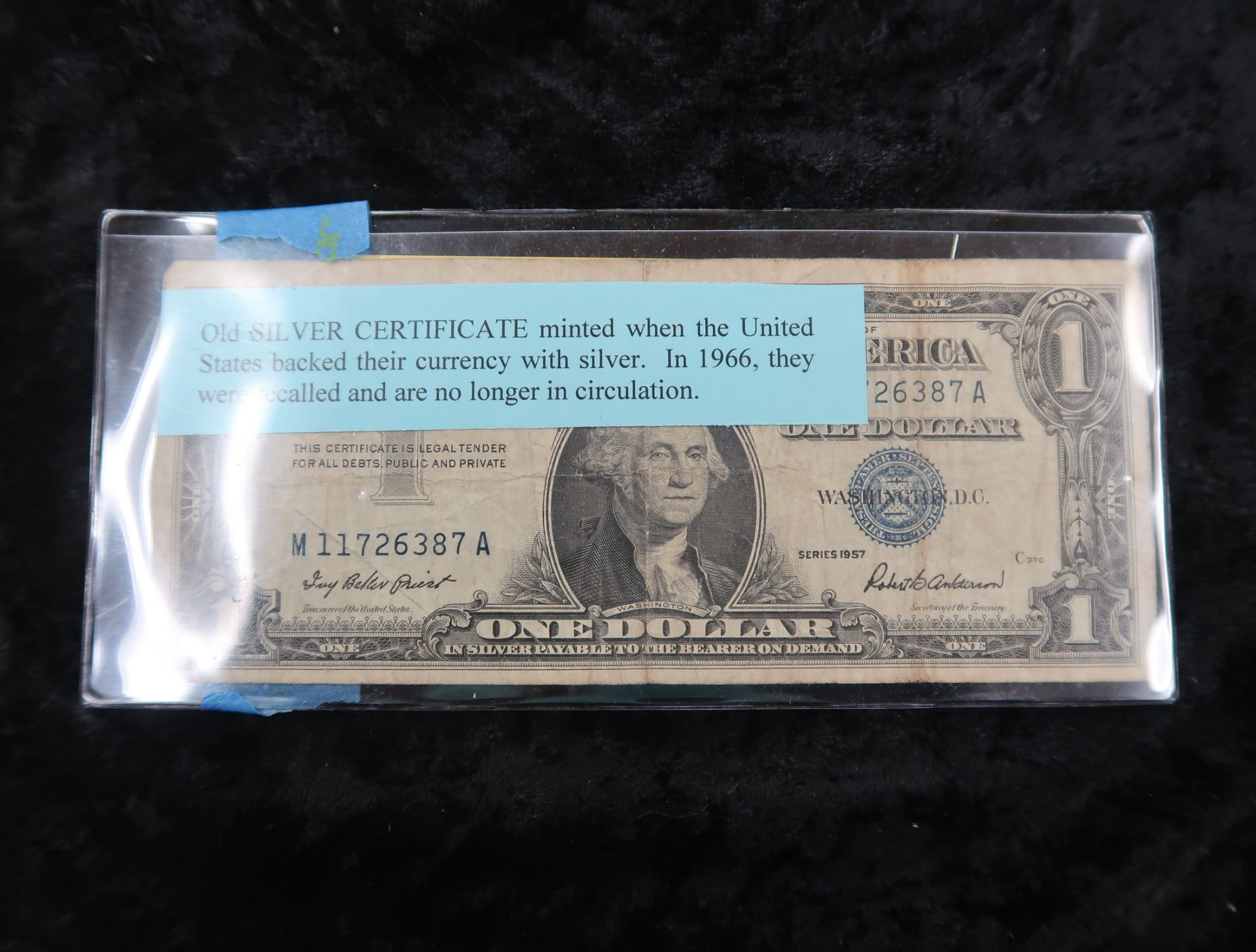 SILVER CERTIFICATE