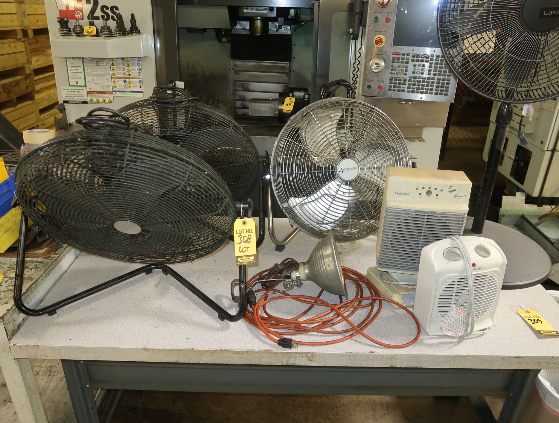 LOT FANS & HEATER