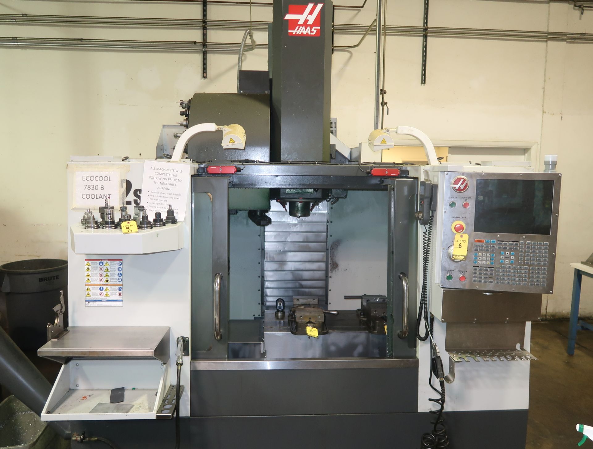 2014 HAAS VF-2SS CNC VERTICAL MACHINING CENTER, 4TH AXIS READY, SN. 1116083 - Image 2 of 8