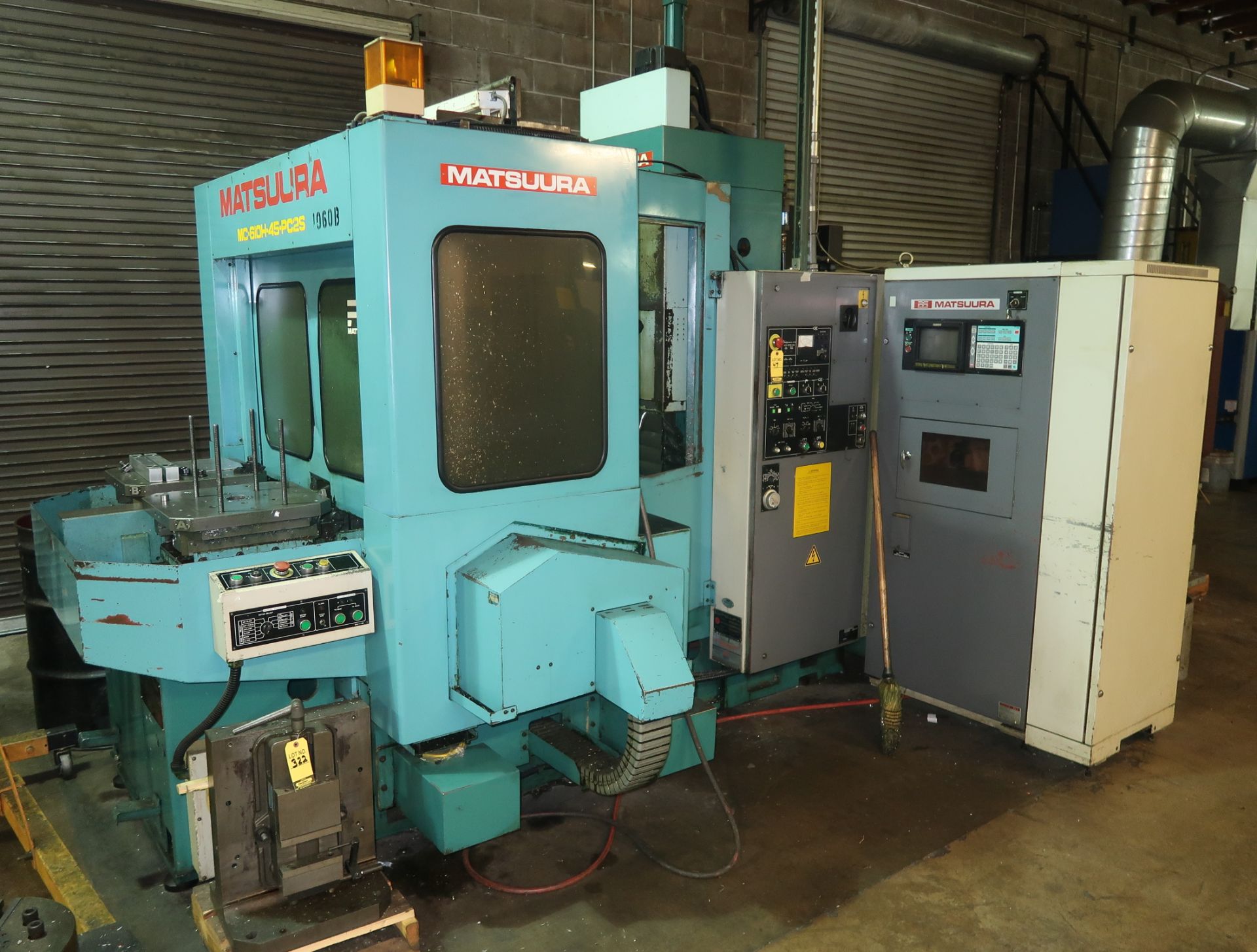 MATSUURA MC-610H-45-PC2S, TWIN PALLET, HORIZONTAL MACHINING CENTER, 60 TOOL CAPACITY, SN. 900208332