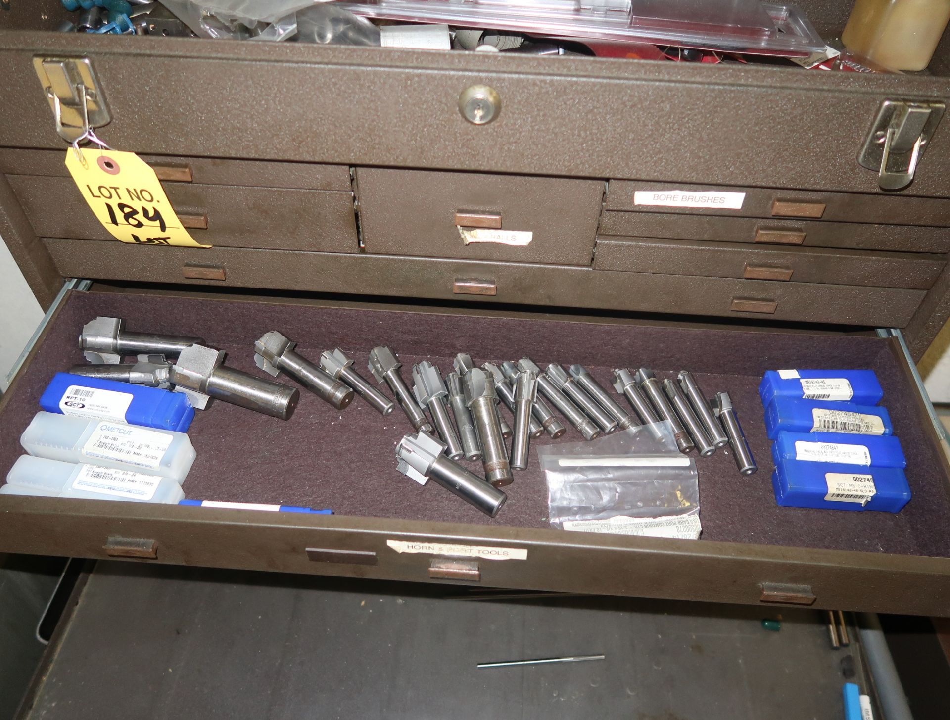KENNEDY MACHINIST ROLL-AWAY TOOL BOX, LOADED - Image 3 of 9