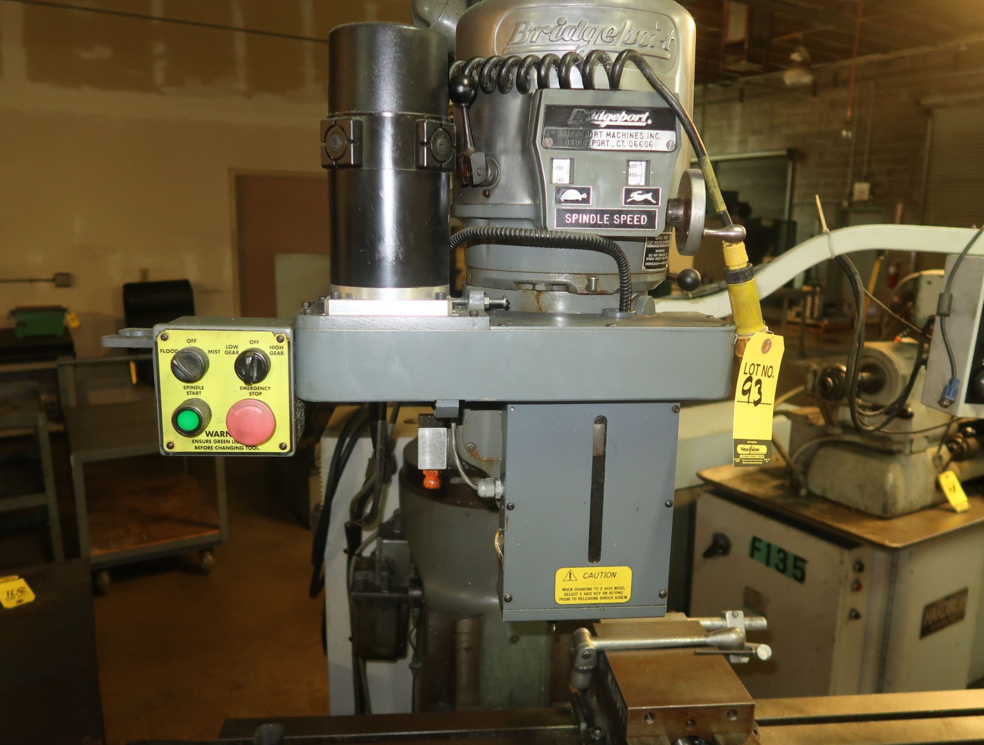 BRIDGEPORT EZTRAK CNC MILL W/KURT VISE, SN. 282055E - Image 3 of 4