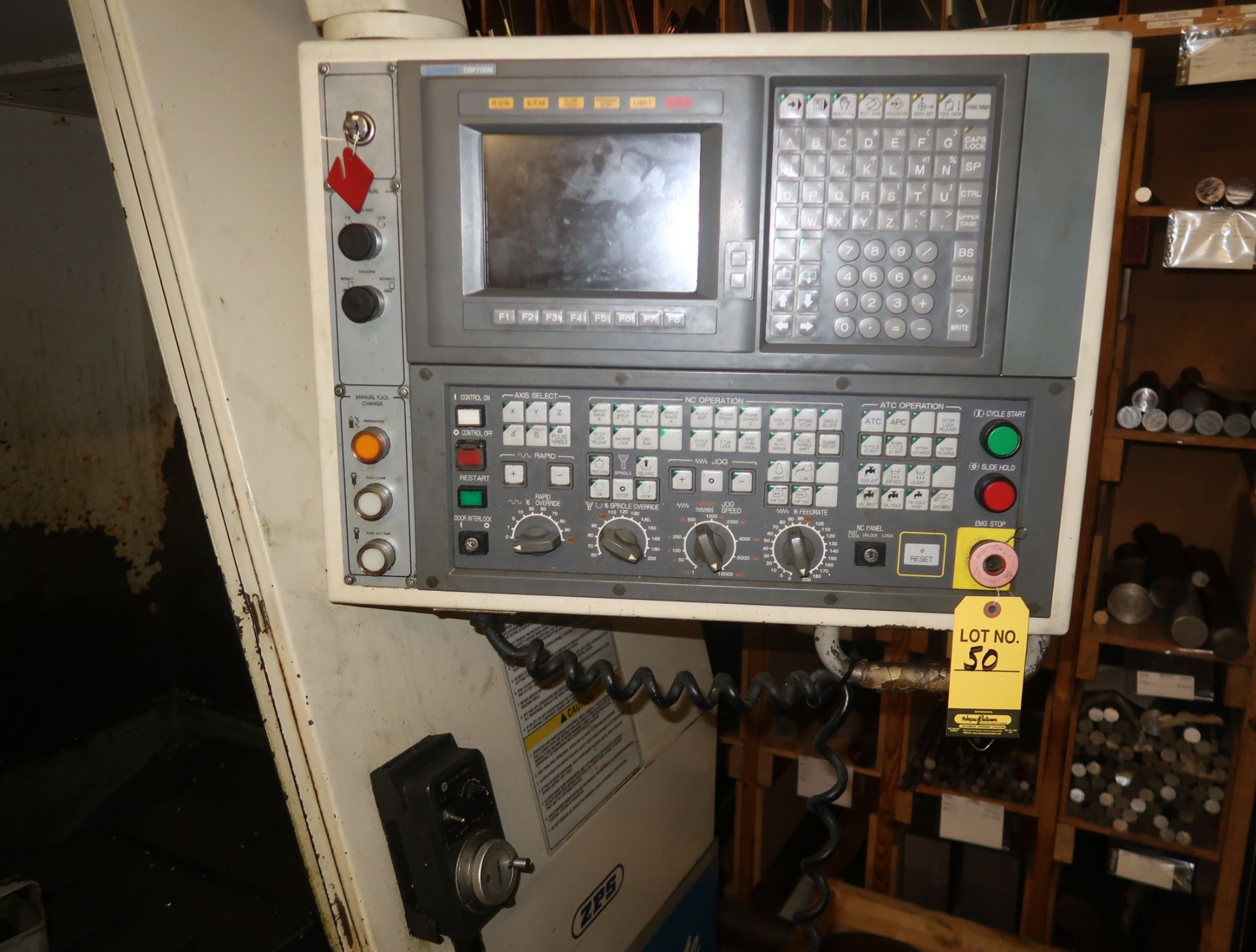 1998 OKUMA CADET-MATE 4020 CNC VERTICAL MACHINING CENTER, OSP-700M CONTROL, SN. 0408 (NOT OPERATIONA - Image 2 of 4