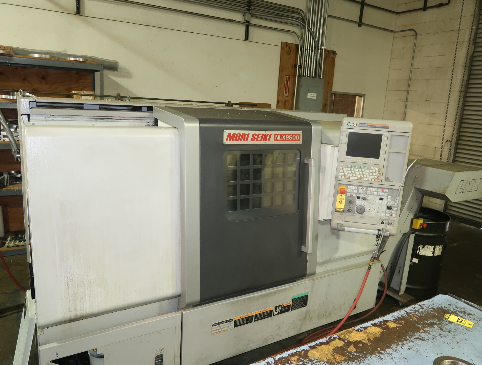 2012 MORI SEIKI NLX 2500/700 CNC TURNING CENTER, M730BM CONTROL, COOL JET HIGH PRESSURE COOLANT UNIT