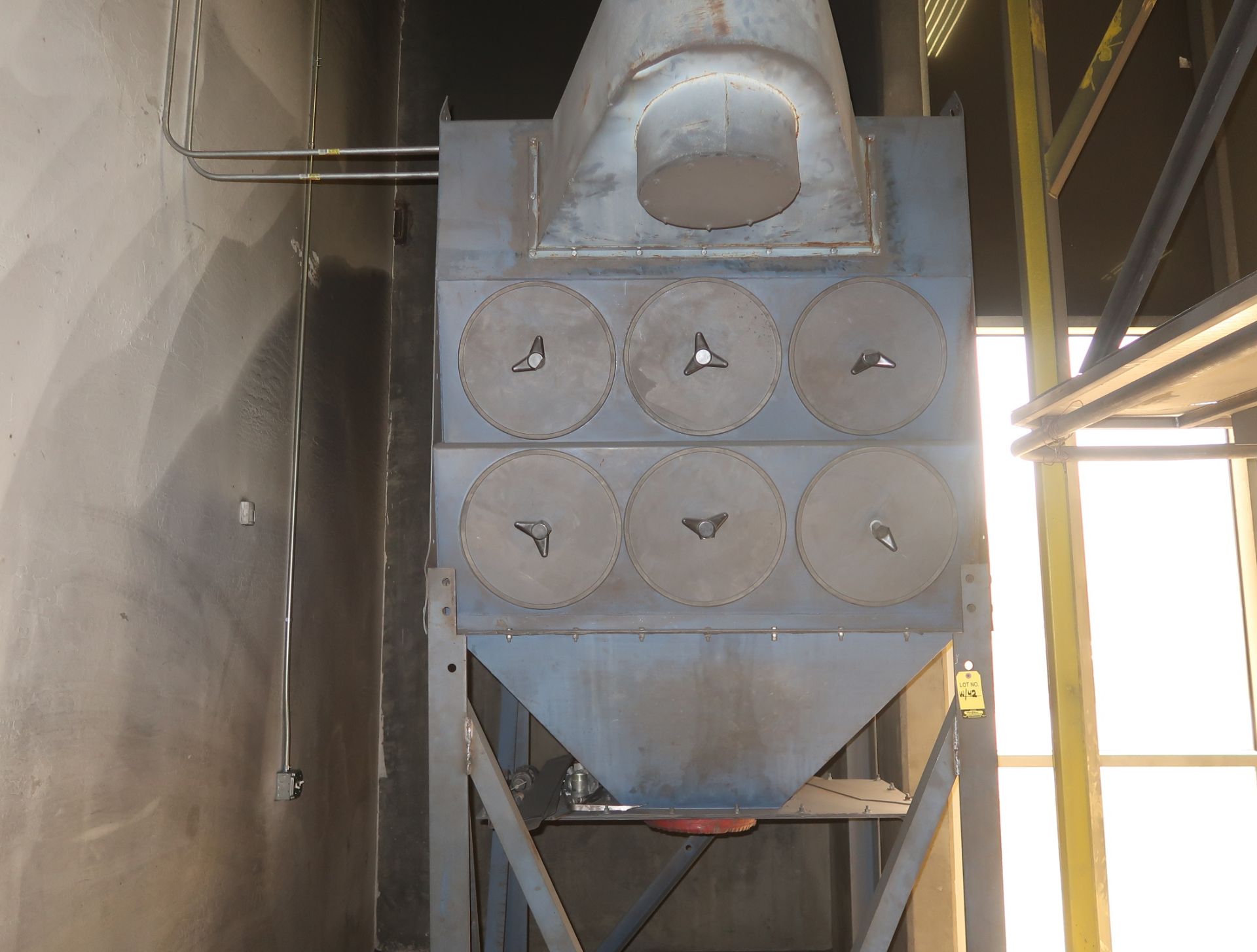 PANGBORN RK ROTO BLAST WHEELABRATOR W/ TORIT DUST COLLECTOR MDL. ES-1838 SN. ES-1838-6-8626 - Image 18 of 20