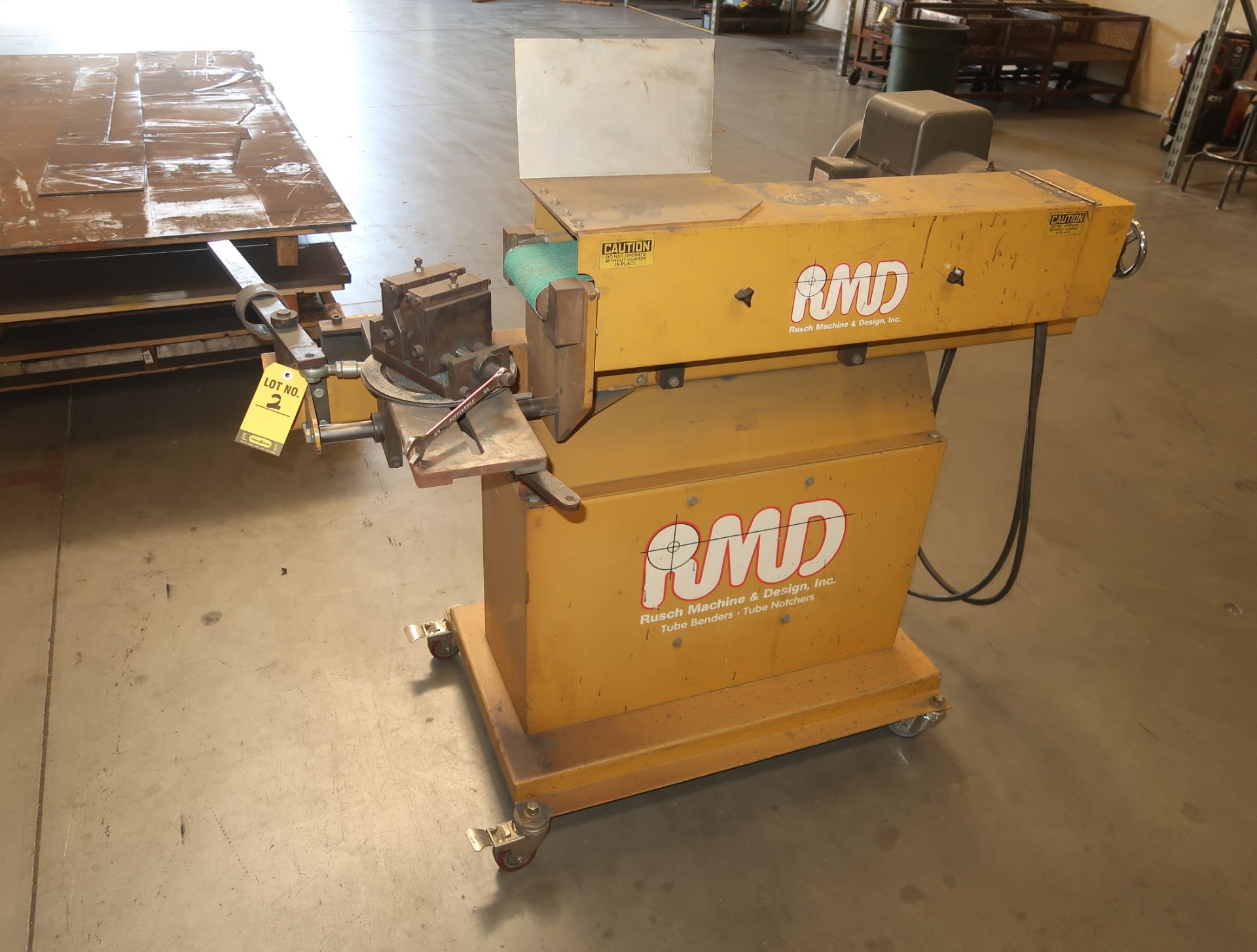 RUSCH MACHINE & DESIGN INC. TUBE ANGLE NOTCHER MDL. 900 SN. 37892897