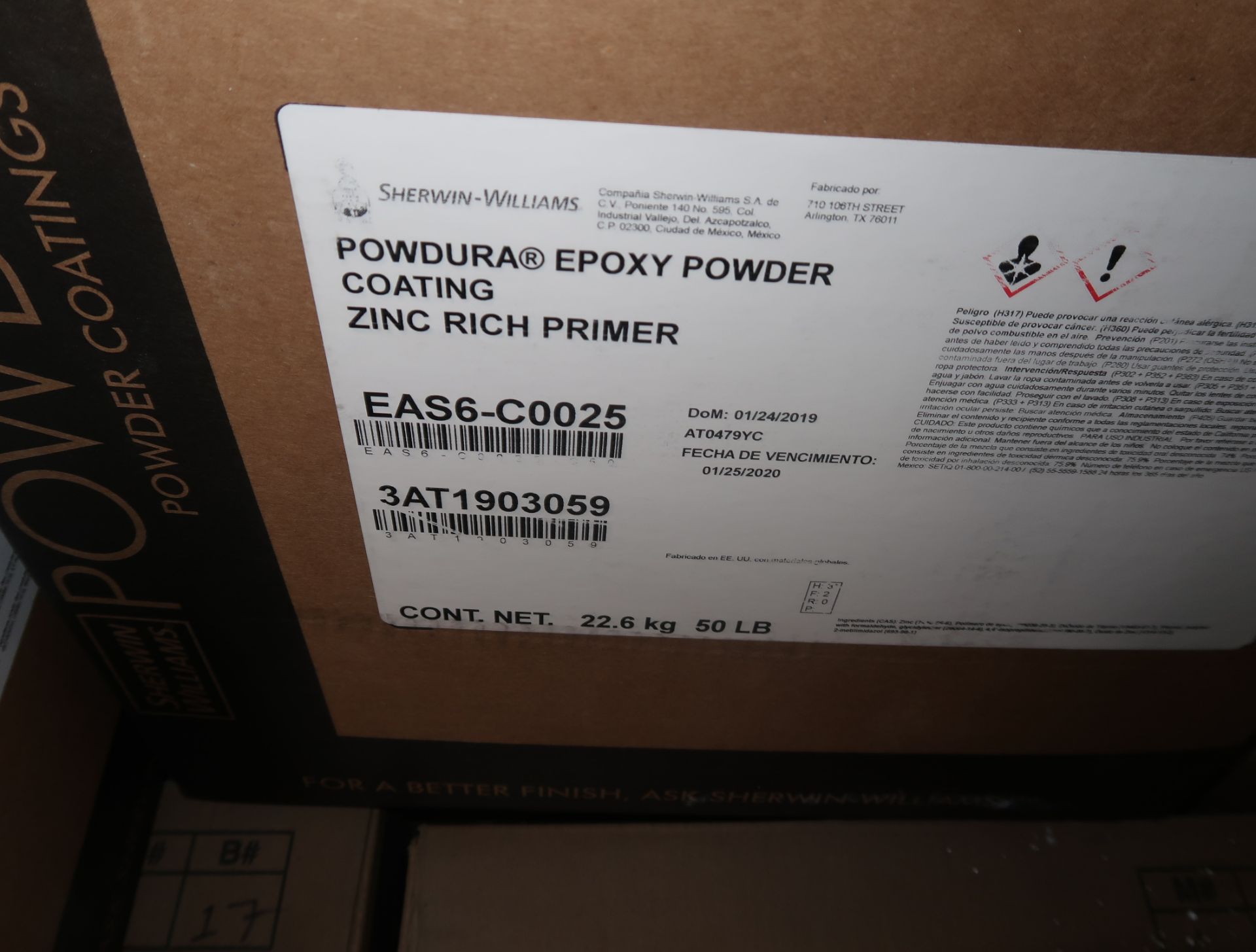 POWDURA EPOXY POWDER COATING ZINC RICH PRIMER - Image 2 of 2