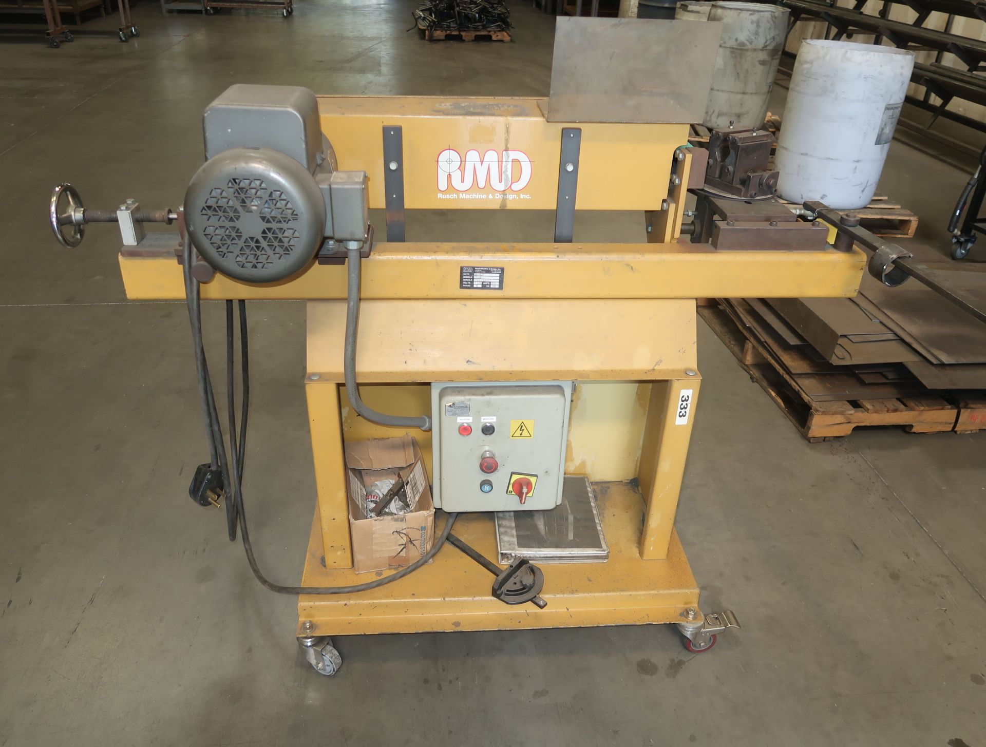 RUSCH MACHINE & DESIGN INC. TUBE ANGLE NOTCHER MDL. 900 SN. 37892897 - Bild 4 aus 5