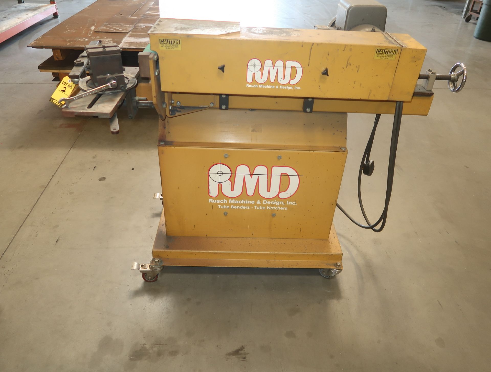 RUSCH MACHINE & DESIGN INC. TUBE ANGLE NOTCHER MDL. 900 SN. 37892897 - Image 3 of 5