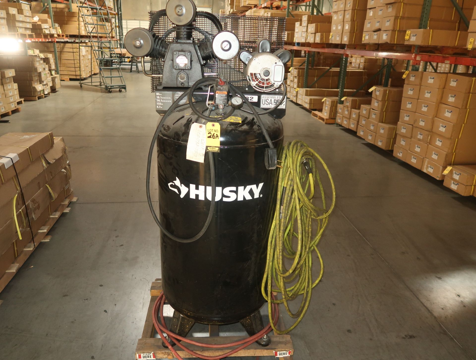 HUSKY 80GLA AIR COMPRESSOR